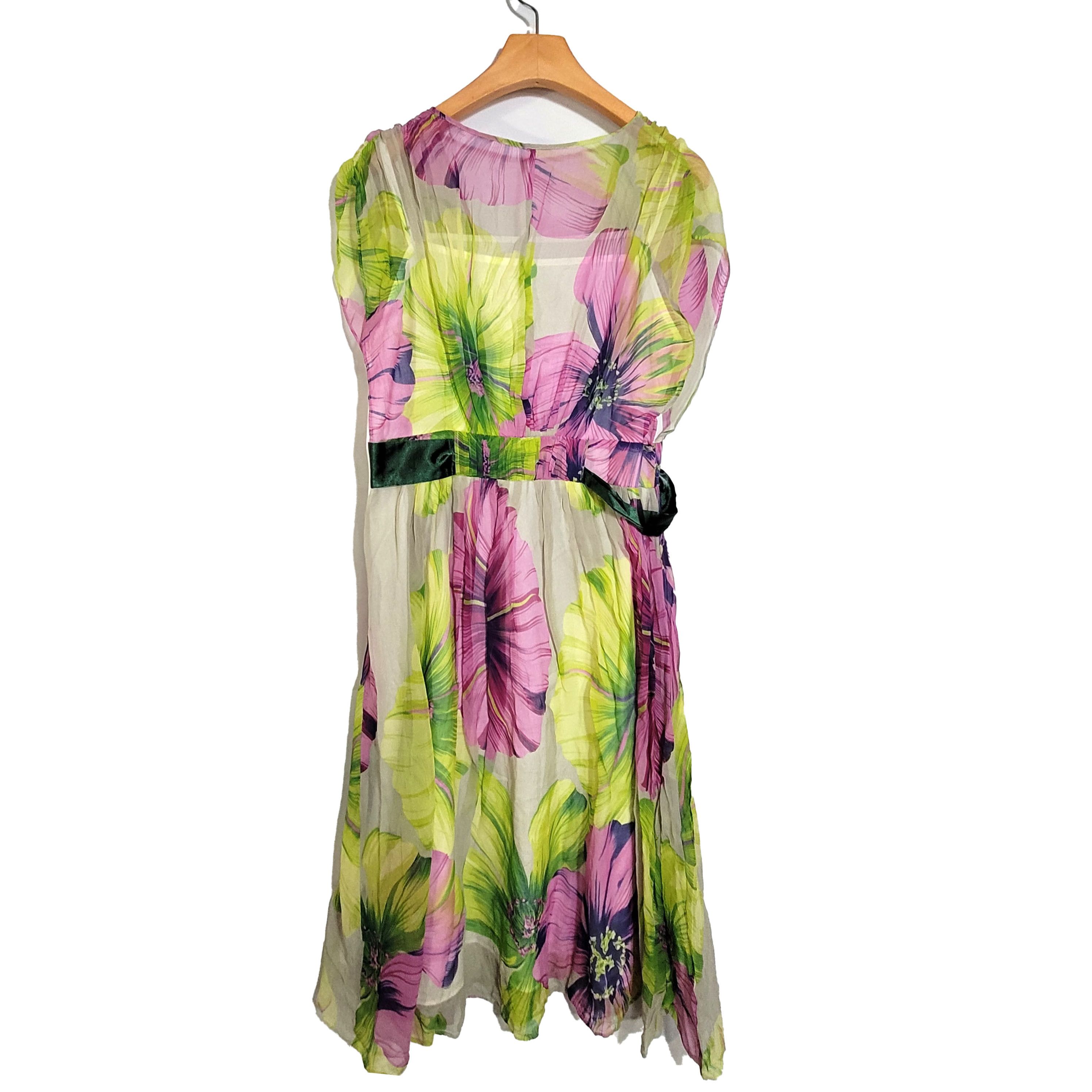 Other Women's Silk Size XS Sleeveless A-Line Dress Flaw SBK203 Size S / US 4 / IT 40 - 2 Thumbnail