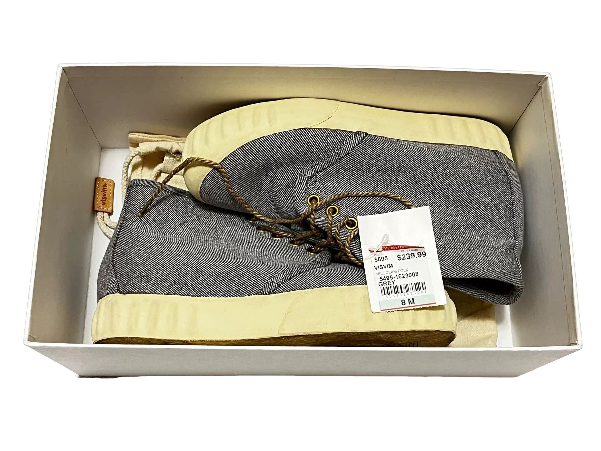 Visvim Visvim Ludlam Folk Grey Sneakers Size 8 Size US 8 / EU 41 - 1 Thumbnail