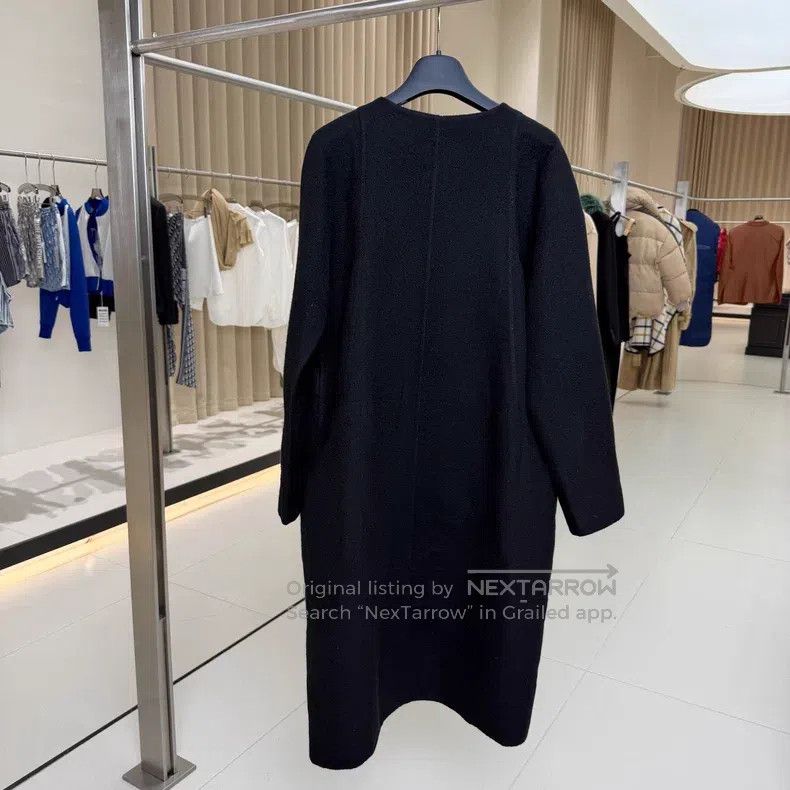 Hermes Hermes Black Cocoon Shaped Cashmere Coat Size XS / US 0-2 / IT 36-38 - 2 Thumbnail