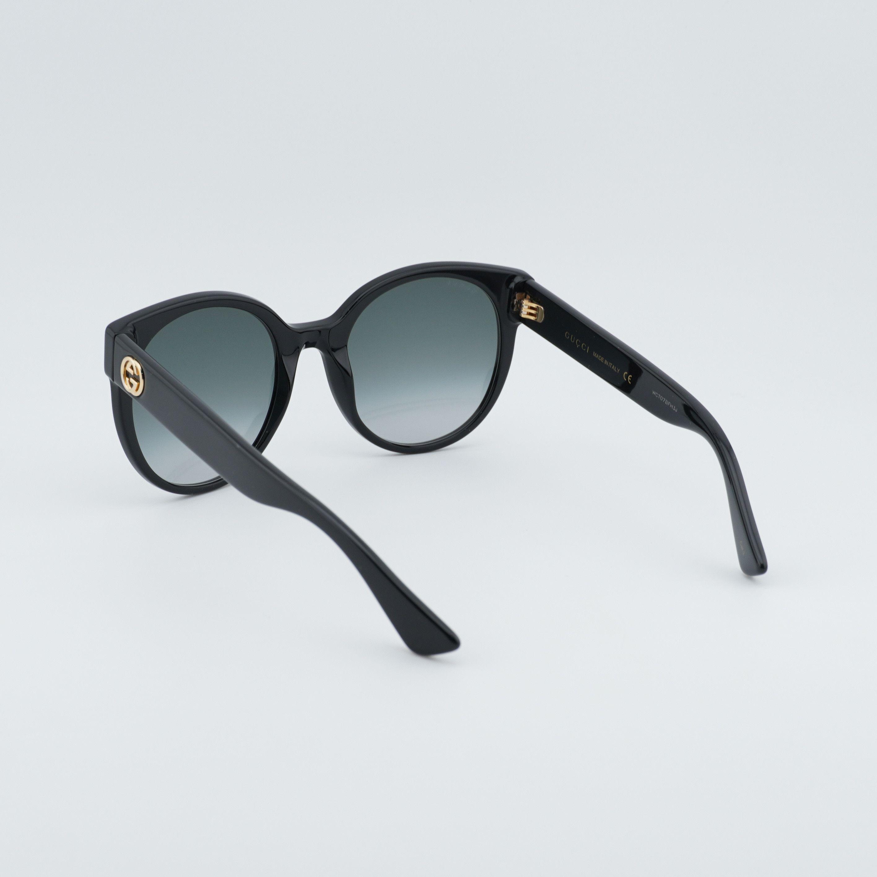 Gucci Gucci GG0035S 001 Women Sunglasses Black Round Frame Size ONE SIZE - 3 Thumbnail