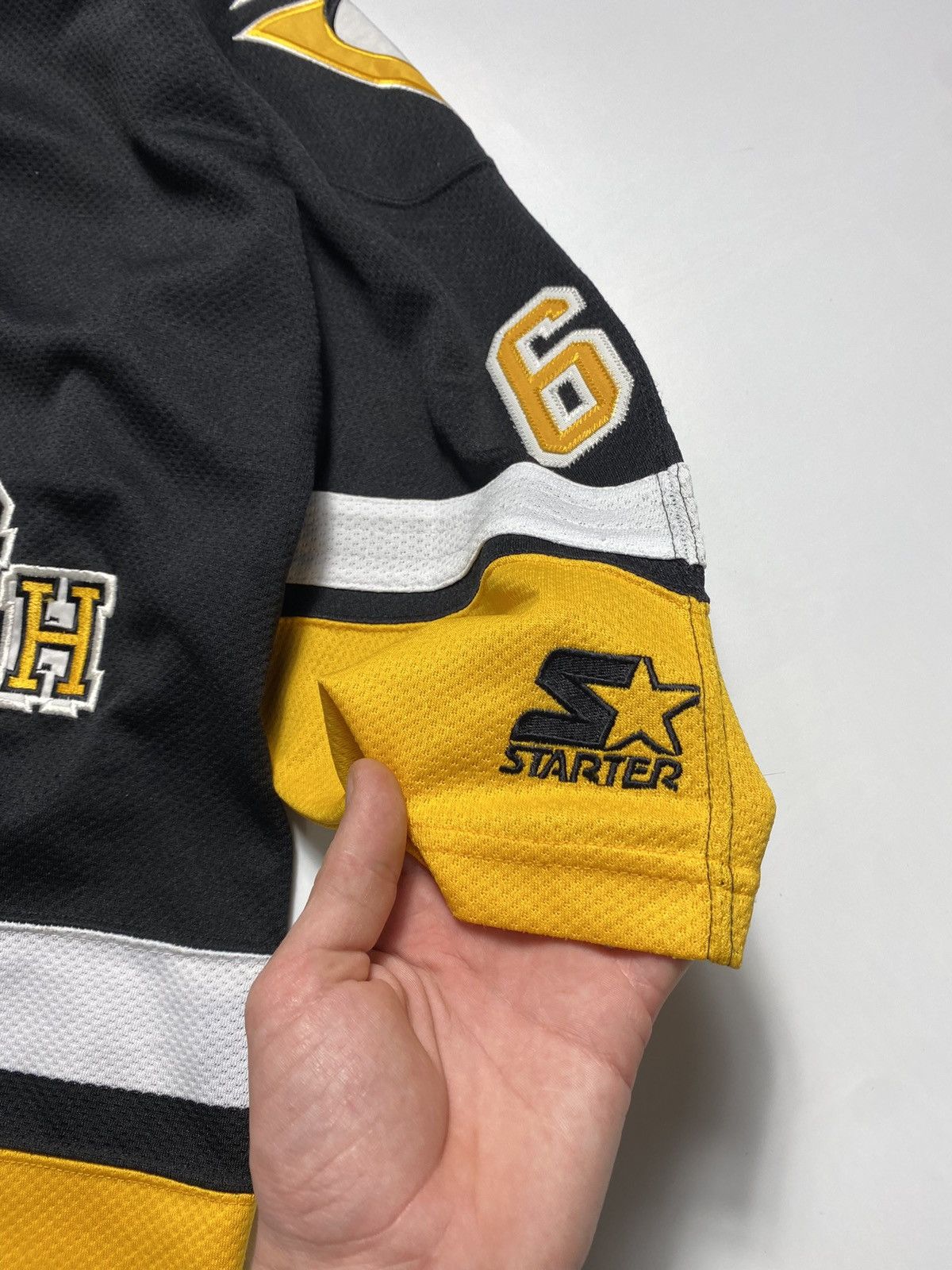 Ccm × Starter × Vintage Snoop Dog style 90s Pittsburgh Penguins Jagr CCM Jersey Size US S / EU 44-46 / 1 - 9 Thumbnail