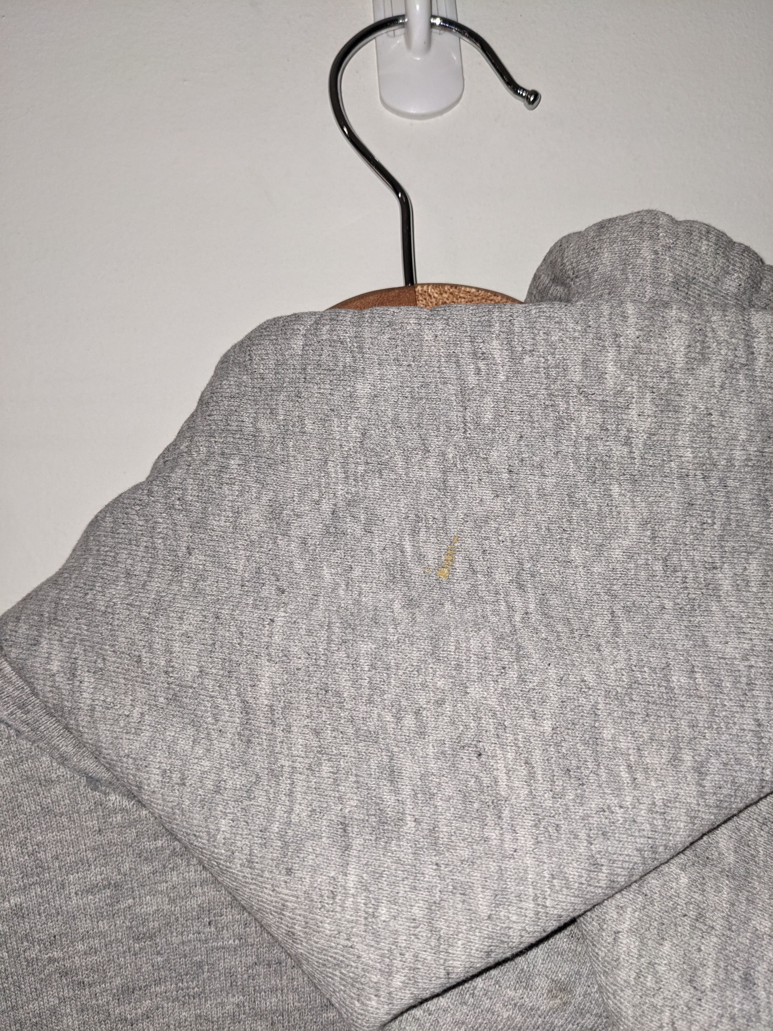 Nike × Vintage Vintage Y2K Nike Center Swoosh Gray X-Large Hoodie Size US XL / EU 56 / 4 - 15 Thumbnail