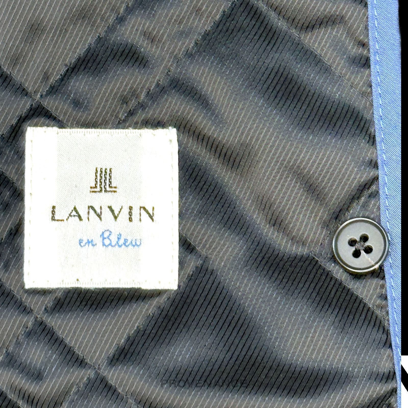 Lanvin 🔴 Lanvin En Bleu Quilted Liner Vest - Black/Blue Size US S / EU 44-46 / 1 - 3 Thumbnail