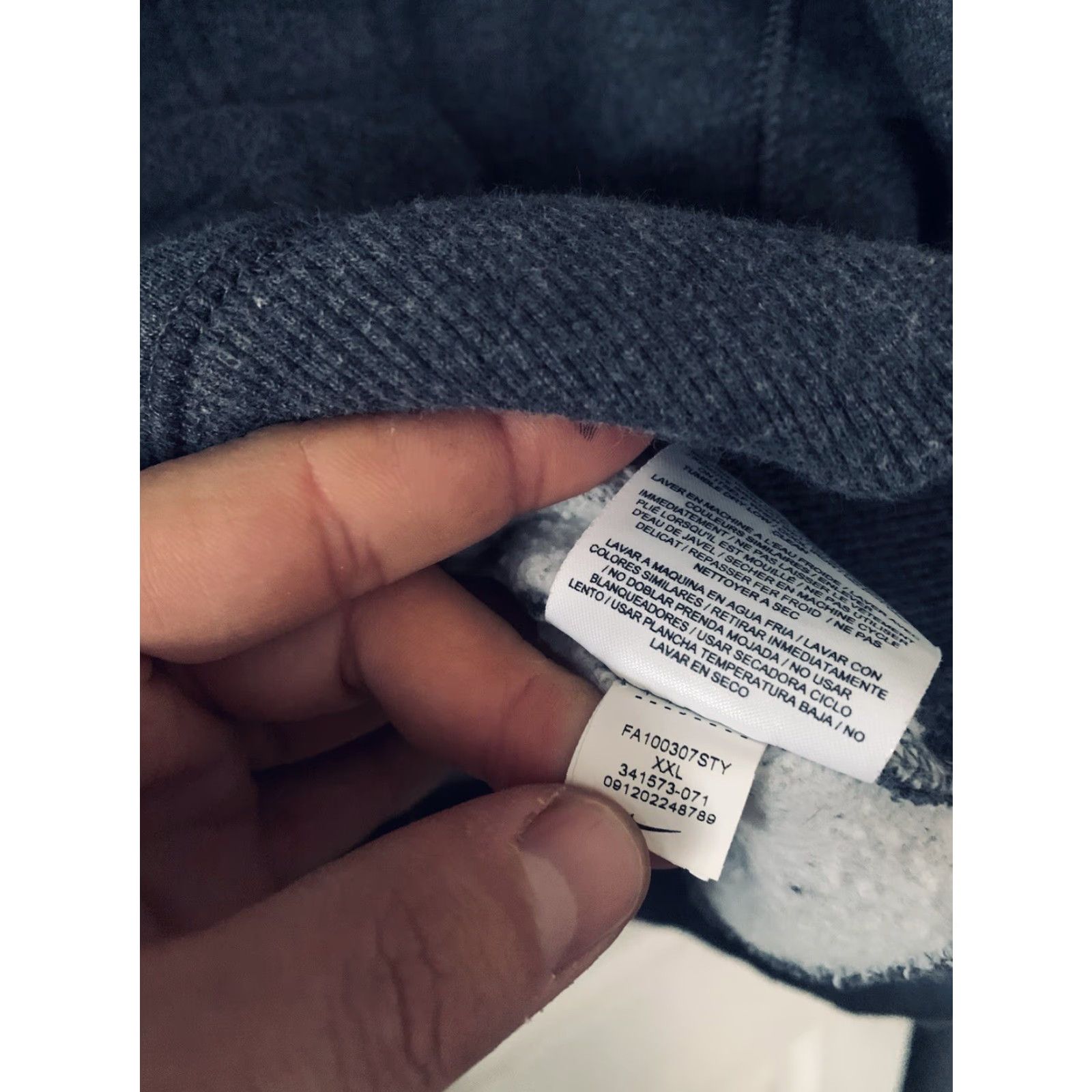 Nike nike full zip hoodie 2XL mens Grey Size US XXL / EU 58 / 5 - 3 Thumbnail