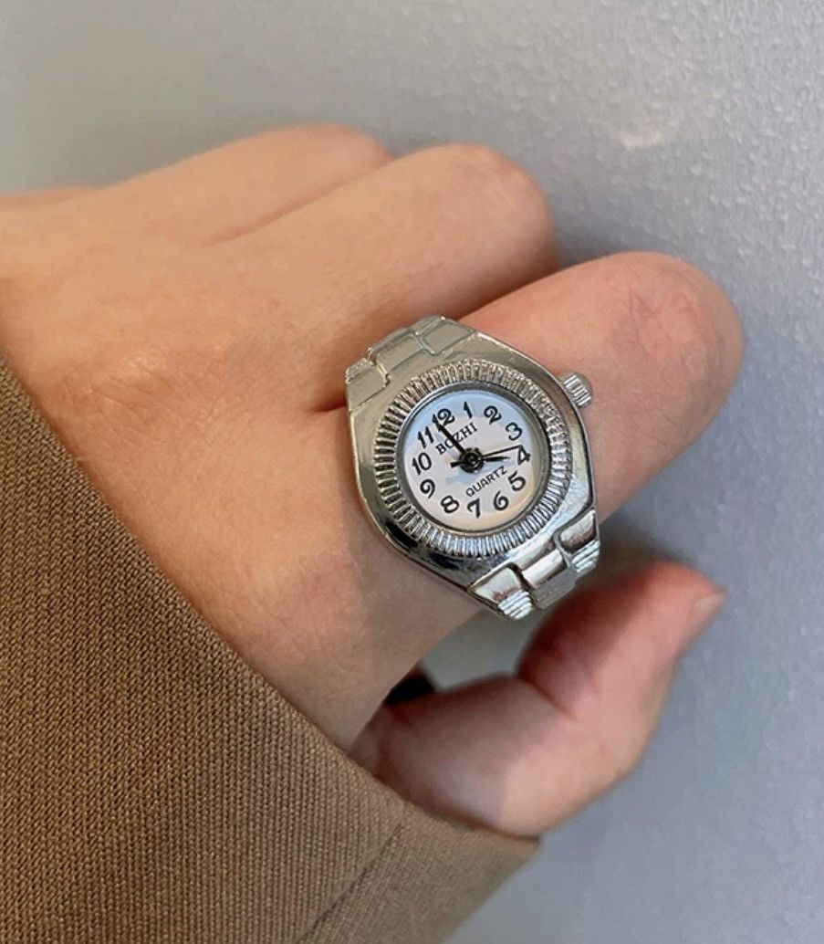Japanese Brand × Vintage Avant garde fashion watch ring retro punk hip hop Size ONE SIZE - 2 Thumbnail
