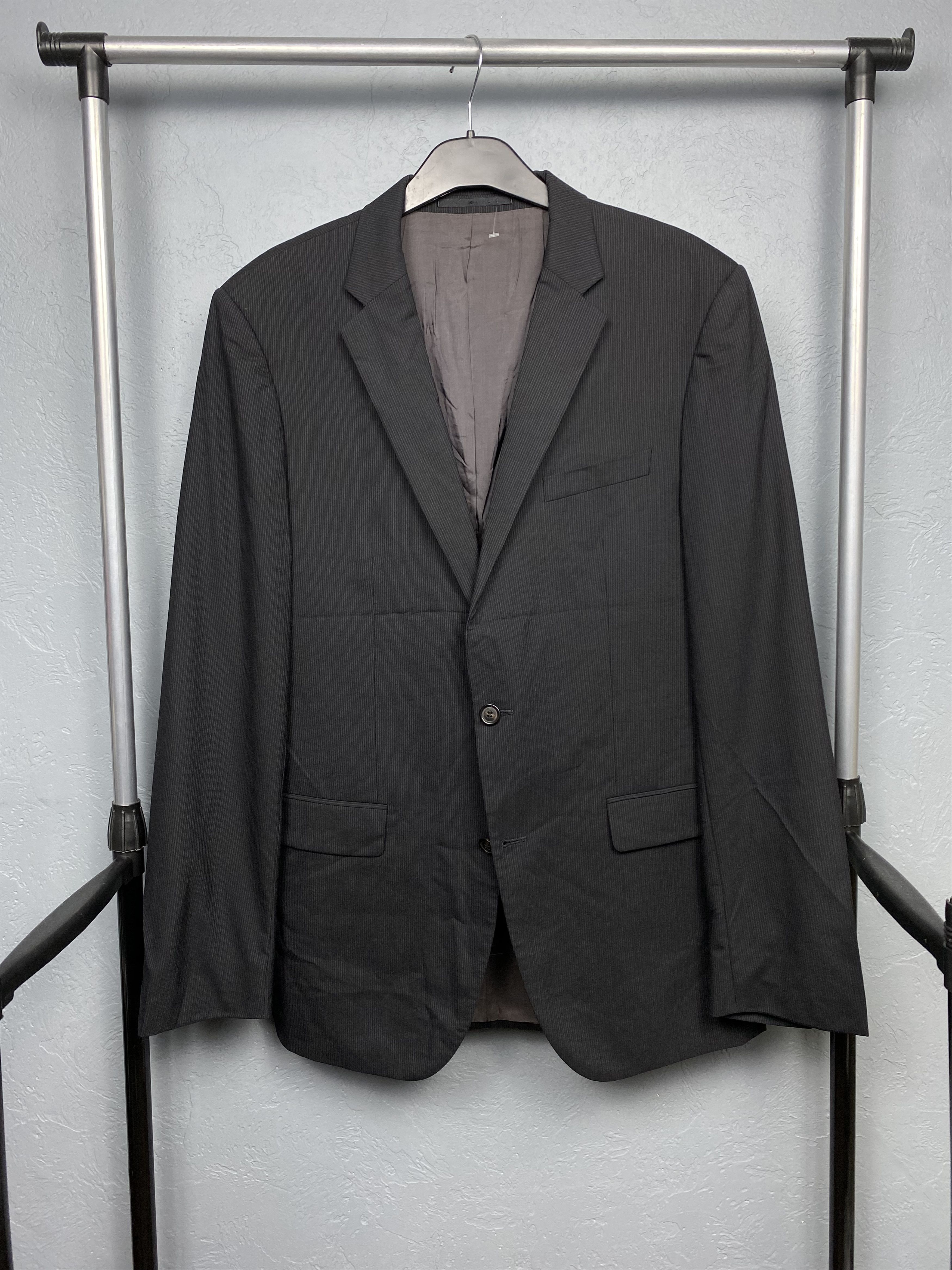 Hugo Boss × Vintage Hugo Boss Vintage Mens Wool Blazer Jacket Size US L / EU 52-54 / 3 - 1 Thumbnail