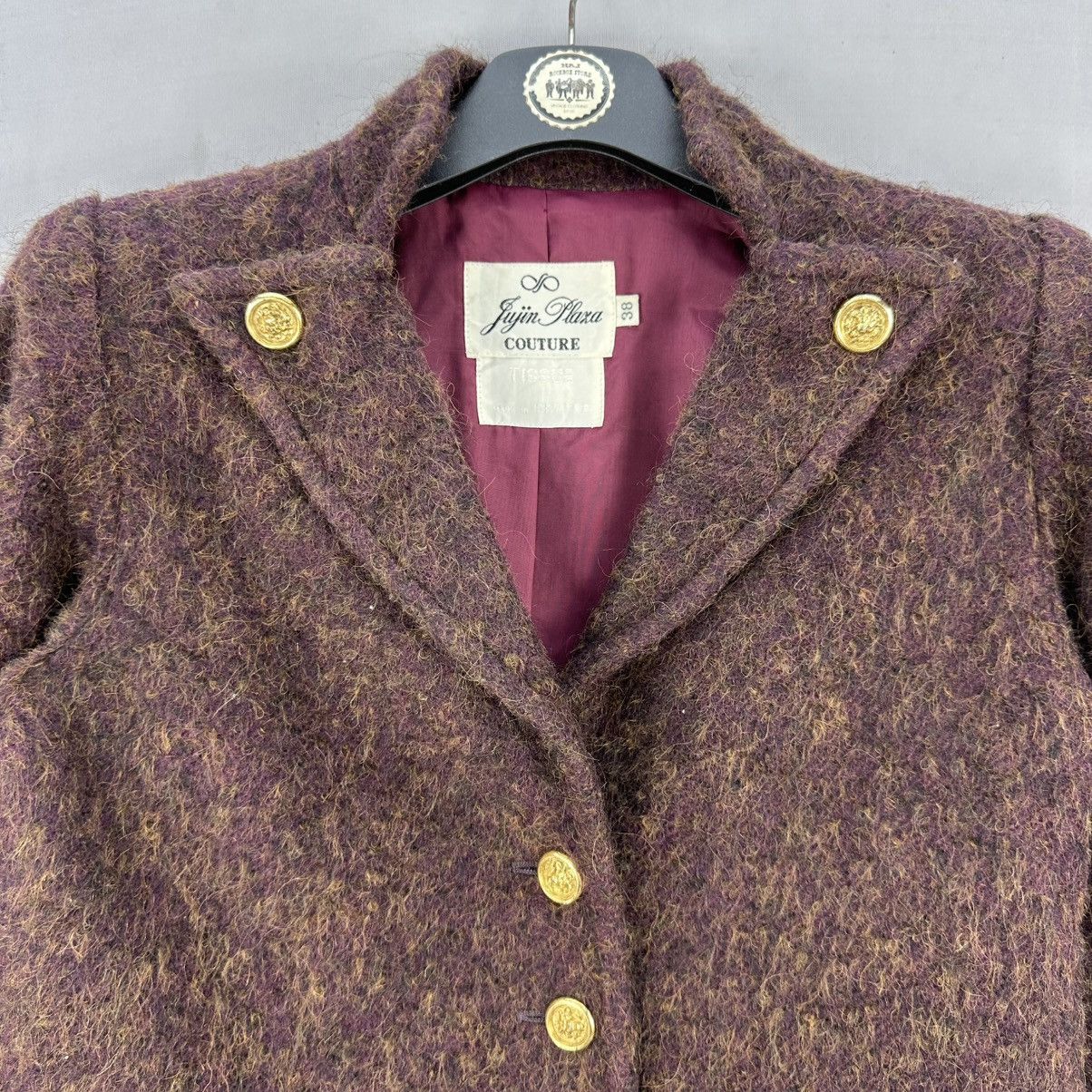 Custommade Vintage 80's Mohair Wool Jacket Special Custom Made Size XS / US 0-2 / IT 36-38 - 7 Thumbnail