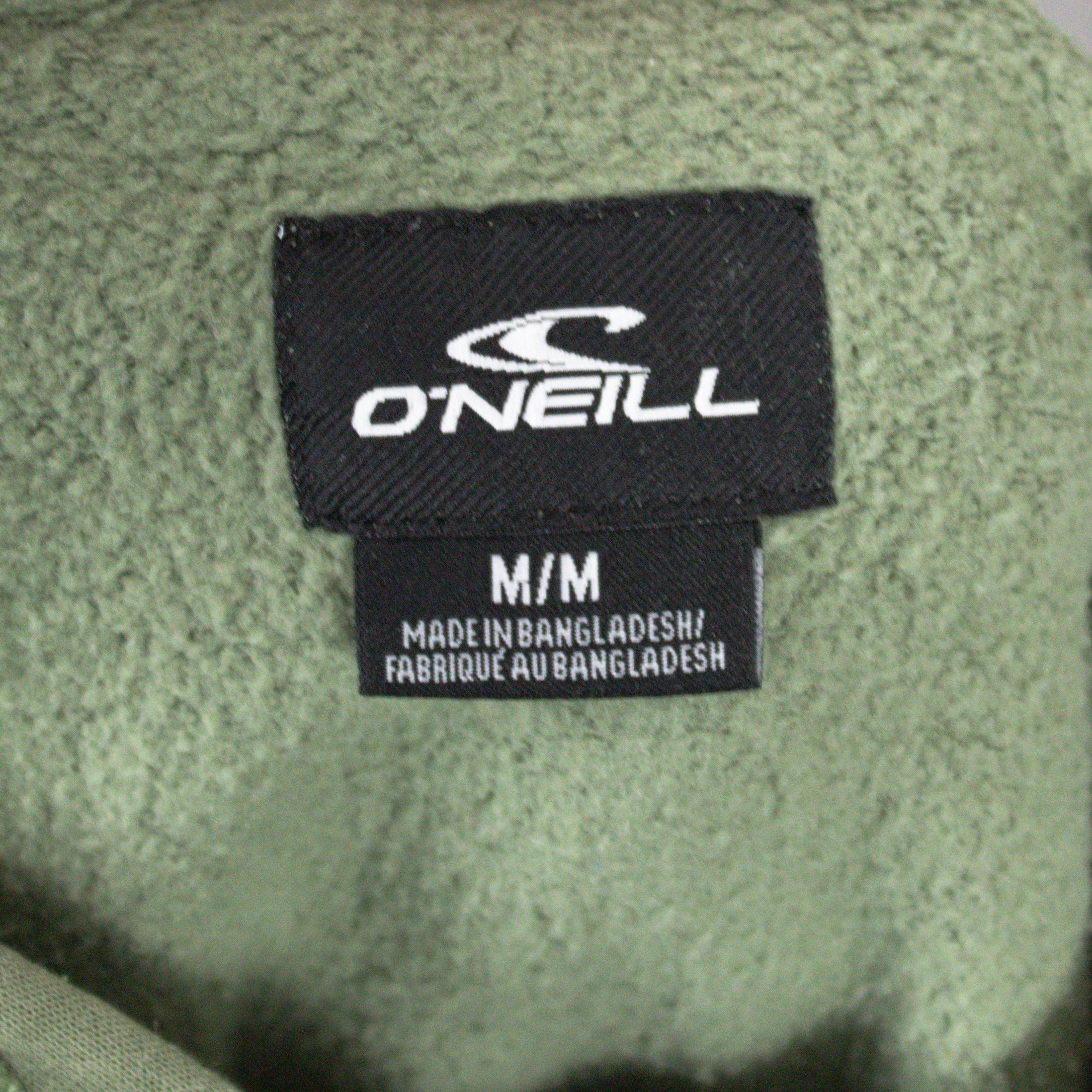O'Neill Y2K 2000's Oniel Green Baggy Pull Over Olive Green Hoodie Size US M / EU 48-50 / 2 - 7 Thumbnail
