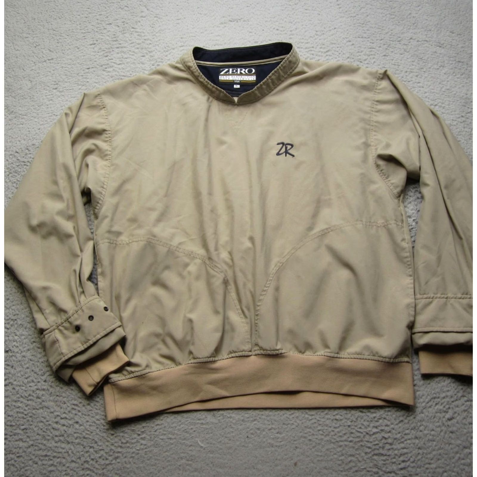 Vintage VINTAGE Zero Restriction Jacket Mens XL Golf Windbreaker Lightweight Pullover Size US XL / EU 56 / 4 - 2 Thumbnail