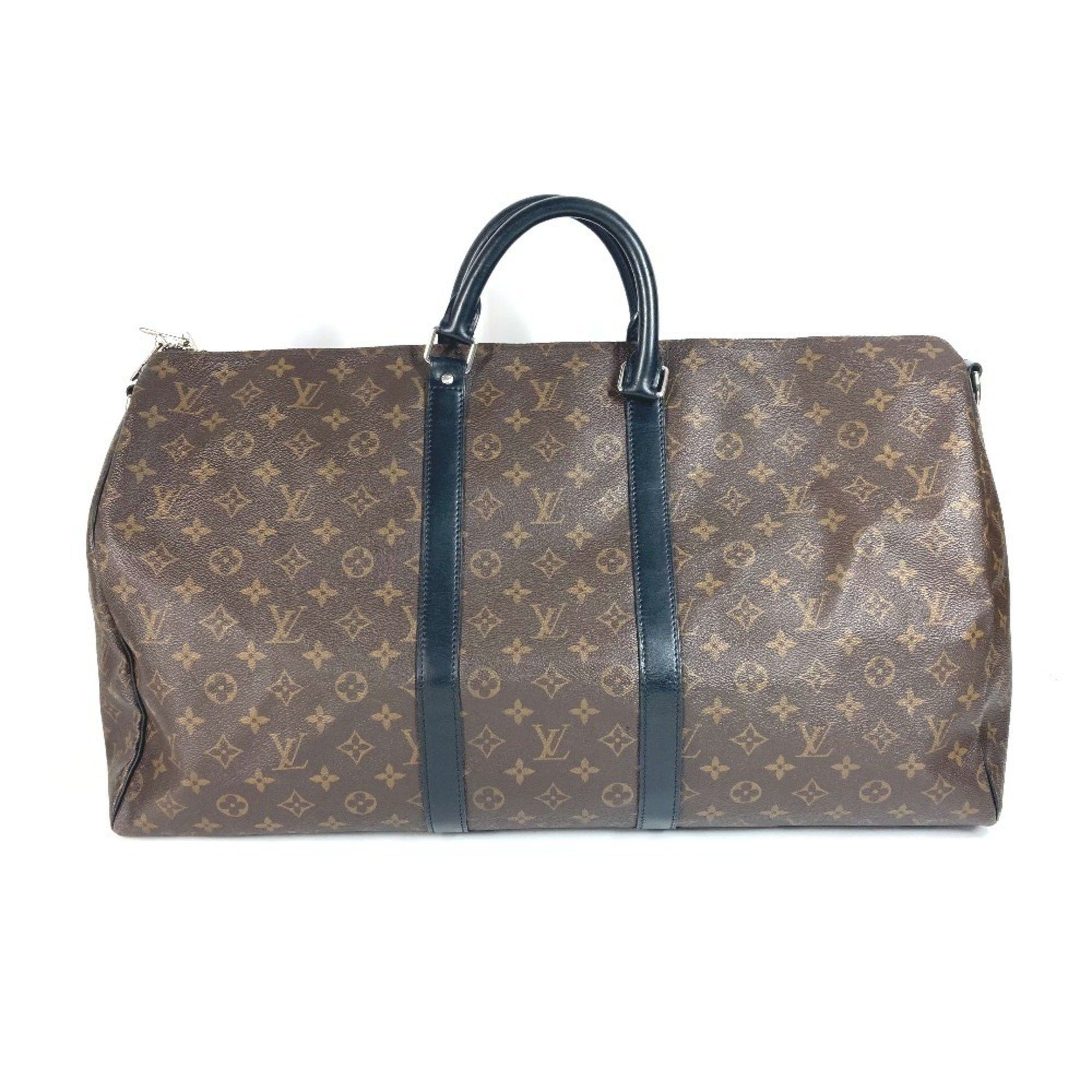 LOUIS VUITTON M56714 Monogram Macassar Keepall Bandouliere 55
