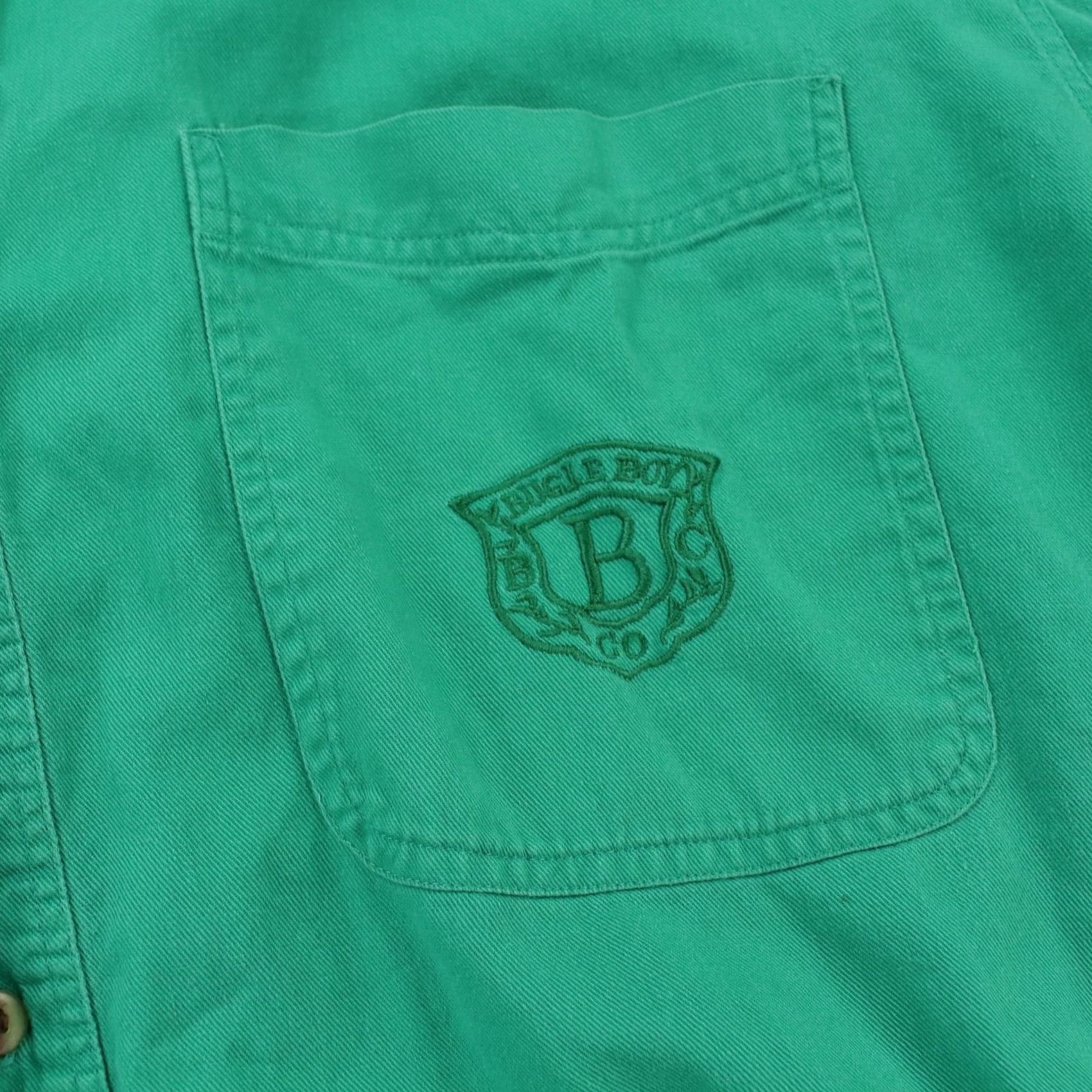 Bugle Boy VINTAGE Bugle Boy Shirt XL Green Embroidered Button-Up Short Sleeve Mens 80s 90s 00s Grunge Size US XL / EU 56 / 4 - 3 Thumbnail
