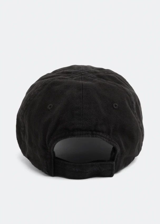 Balenciaga o1mt1gz1024 Size: S / Front Logo Hat/Cap in Black Size ONE SIZE - 3 Thumbnail
