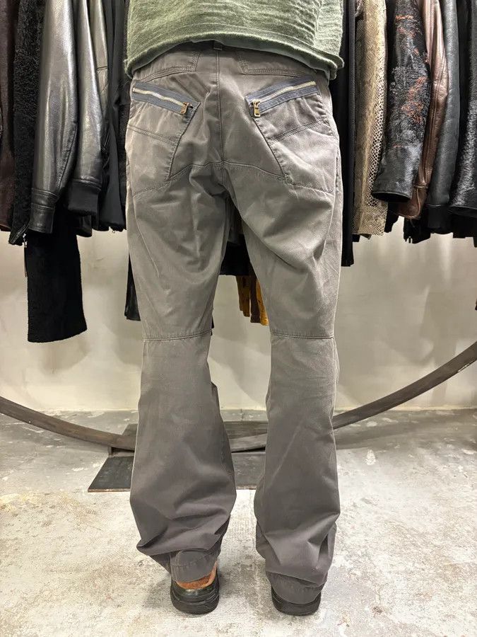 Marithe + Francois Girbaud 2000s Marithé + François Girbaud Anthracite Grey Signature Minimalist Straight Pants Size US 32 / EU 48 - 4 Thumbnail