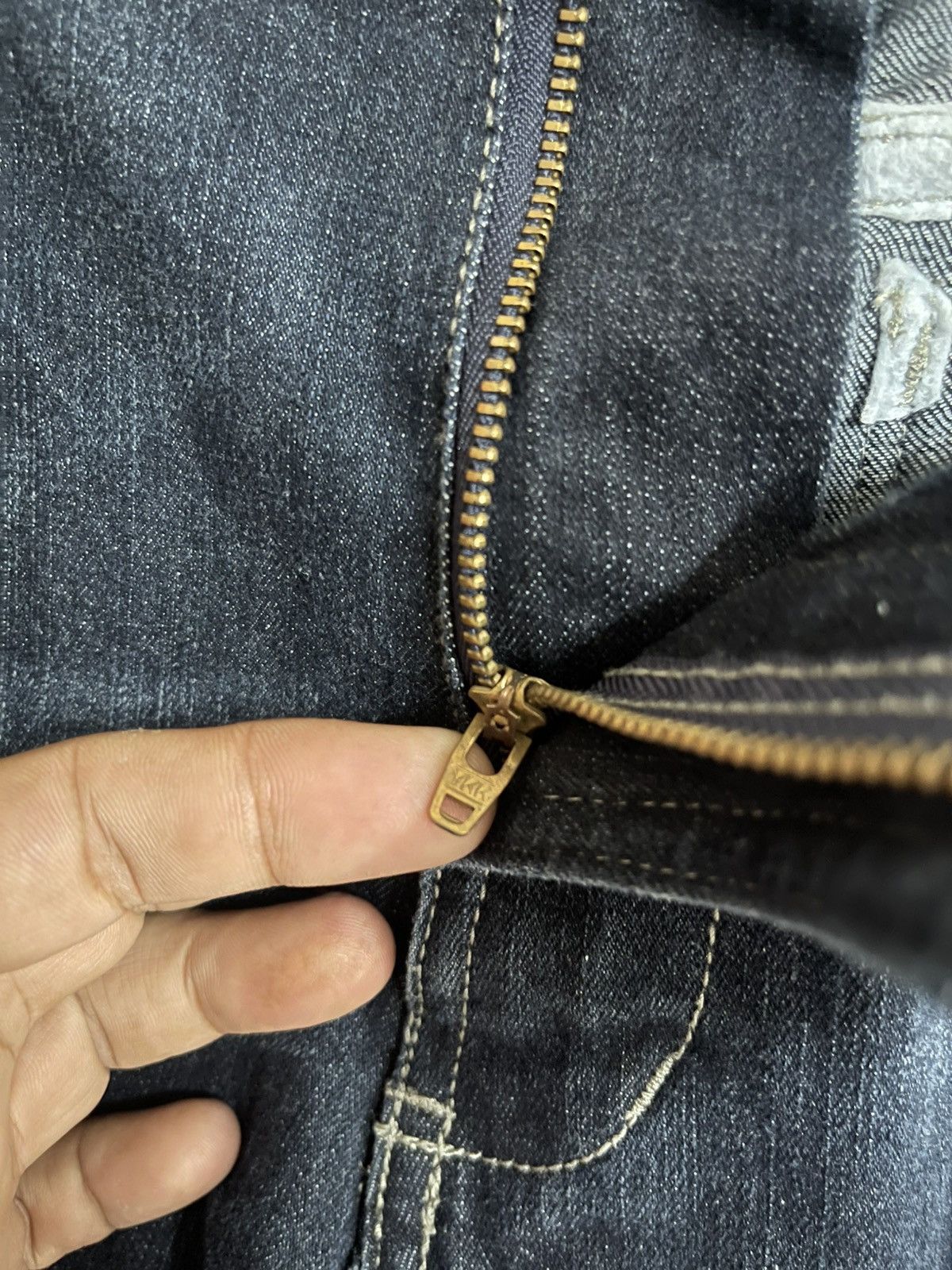 Japanese Brand Rare Biker Denim W35 L41.5 Multi Pockets Stretch Tactical Size US 35 - 6 Thumbnail