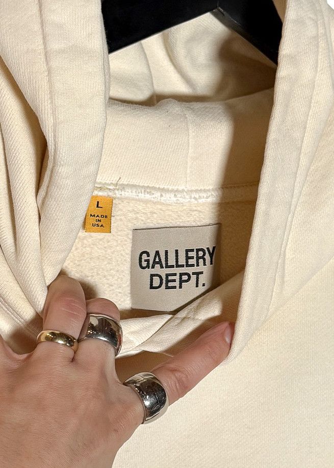 Gallery Dept. Gallery Dept. Ivory Gym Hoodie Size US L / EU 52-54 / 3 - 7 Thumbnail