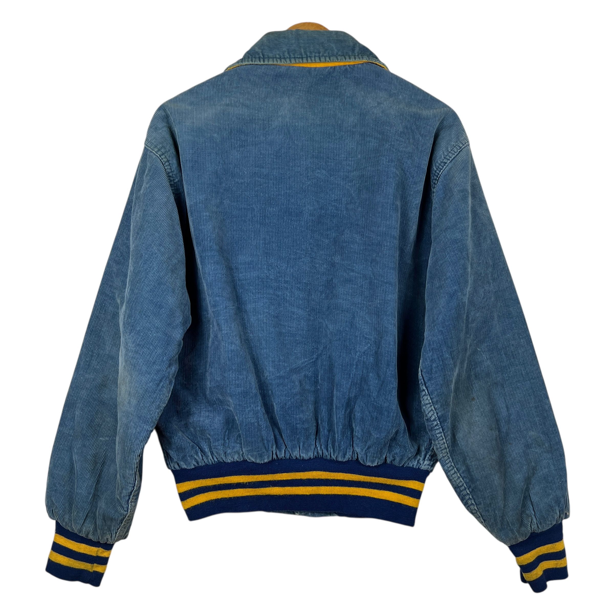 Vintage Vintage Maple Safety Award Corduroy Sport Bomber Jacket Size US M / EU 48-50 / 2 - 2 Thumbnail