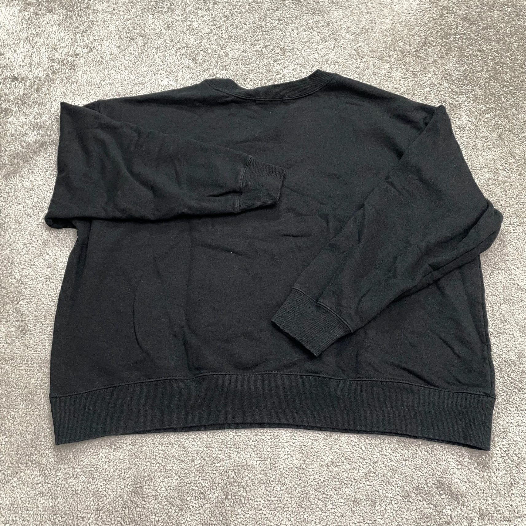 Forever 21 FOREVER 21 Graphic Pullover Sweatshirt Womens 3X Black Crew Neck Casual Fleece Size XXL / US 16-18 / IT 52-54 - 2 Thumbnail
