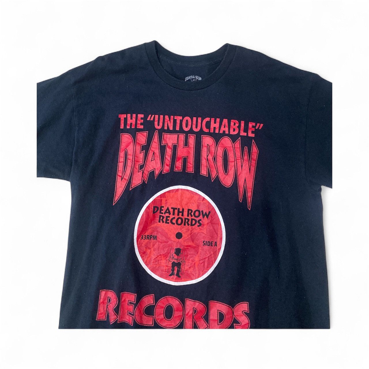 Death Row Records Vintage faded Deathrow record rapper tee shirt Size US L / EU 52-54 / 3 - 2 Thumbnail