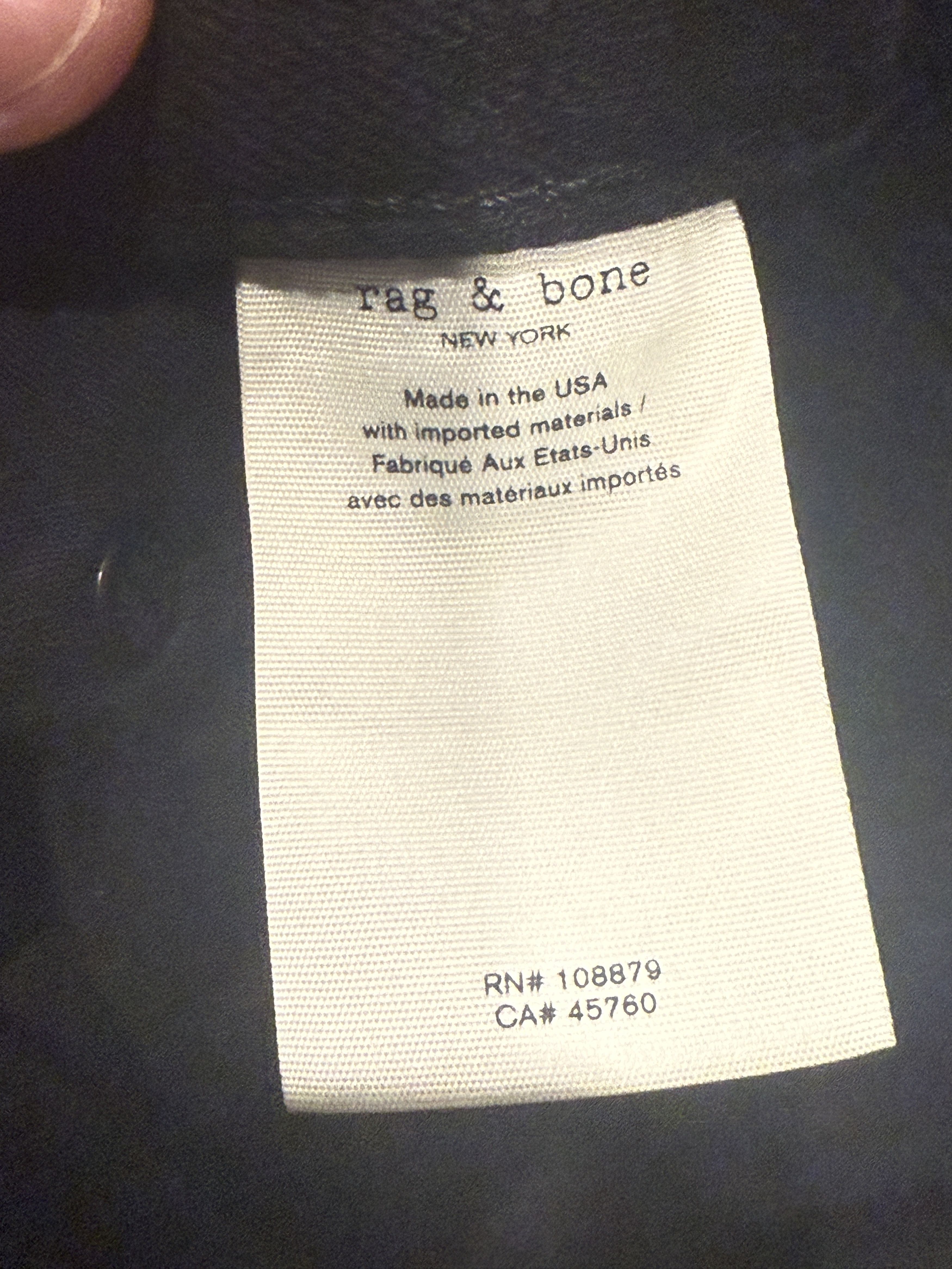 Rag & Bone Rag & Bone Slim Fit Jeans (Black) Size US 30 / EU 46 - 5 Thumbnail