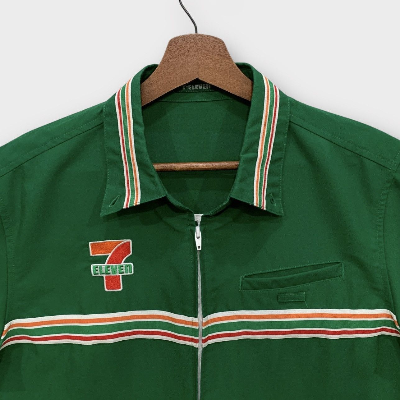 Seven 7 VINTAGE SEVEN ELEVEN UNIFORM WORKERS CASUAL SHIRT Size US L / EU 52-54 / 3 - 3 Thumbnail
