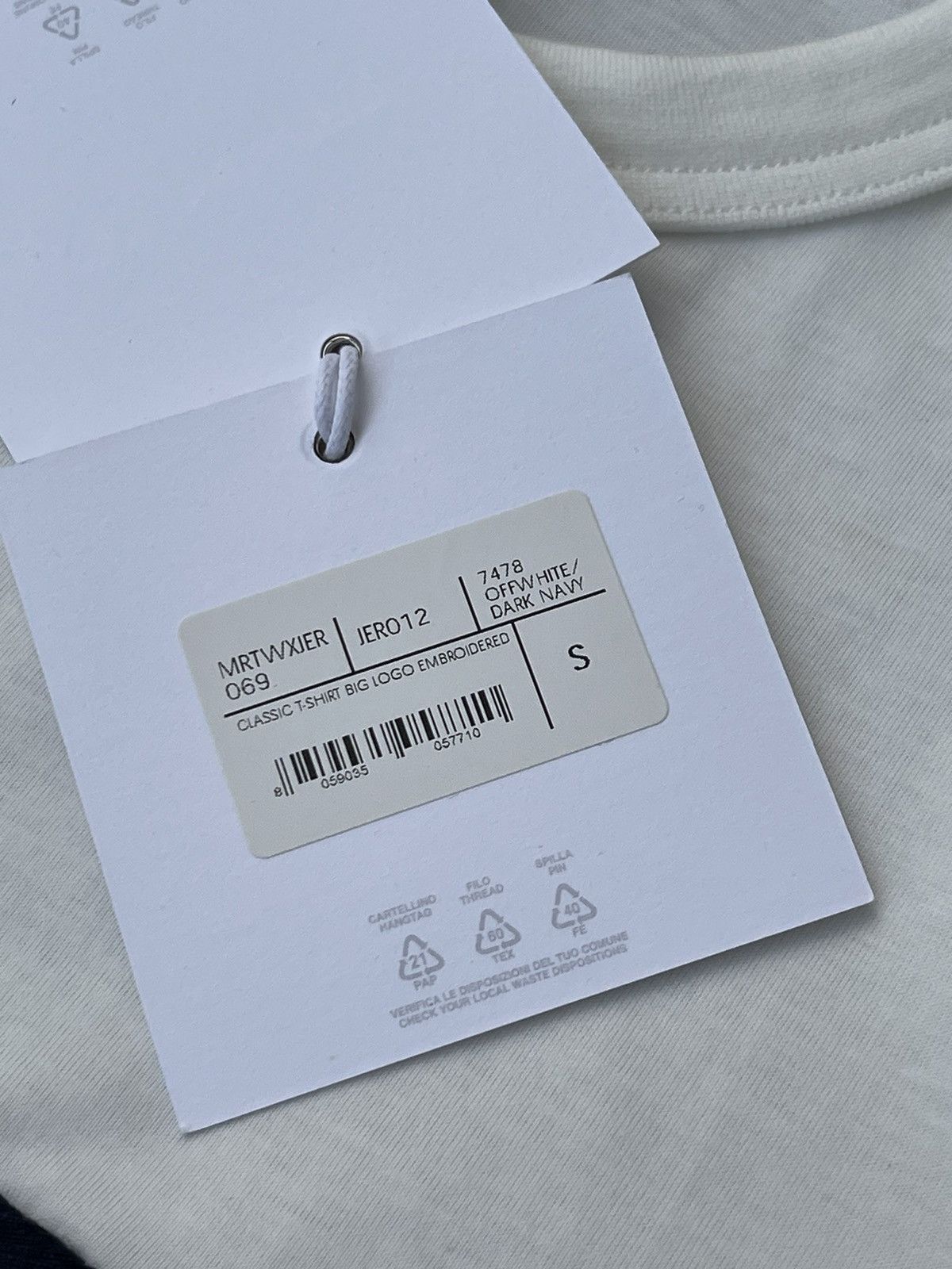 Sunnei !DS! SS23 Sunnei Logo Embroidered Classic White T-Shirt Size US S / EU 44-46 / 1 - 19 Thumbnail