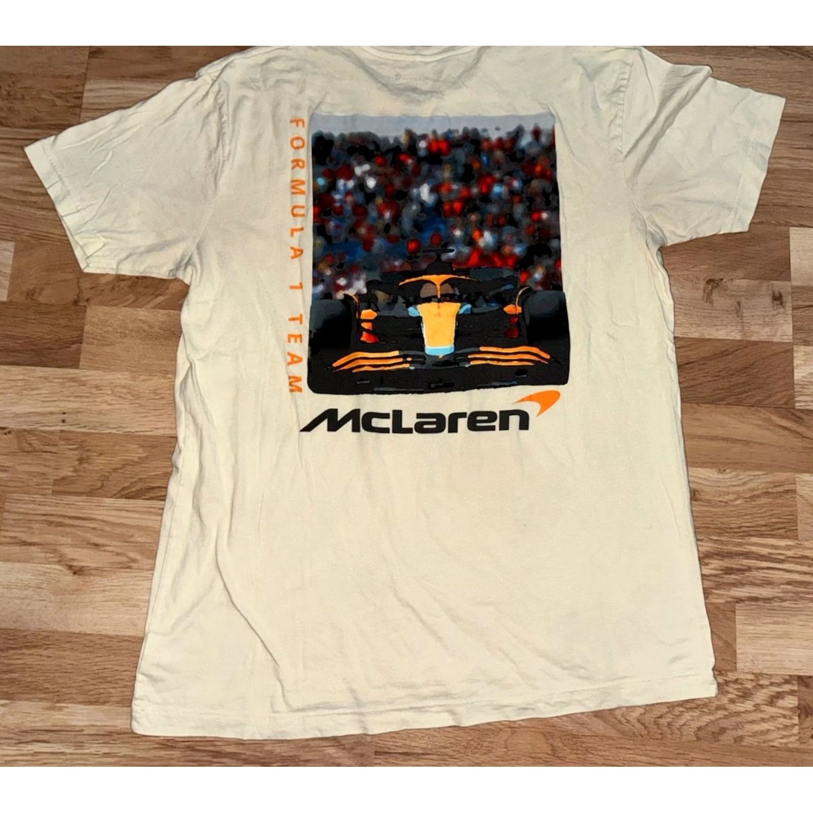 Vintage McLaren F1 Team Shirt Mens L White Tee Graphic Racing Shirt F1 Cars Sports Size US L / EU 52-54 / 3 - 3 Thumbnail
