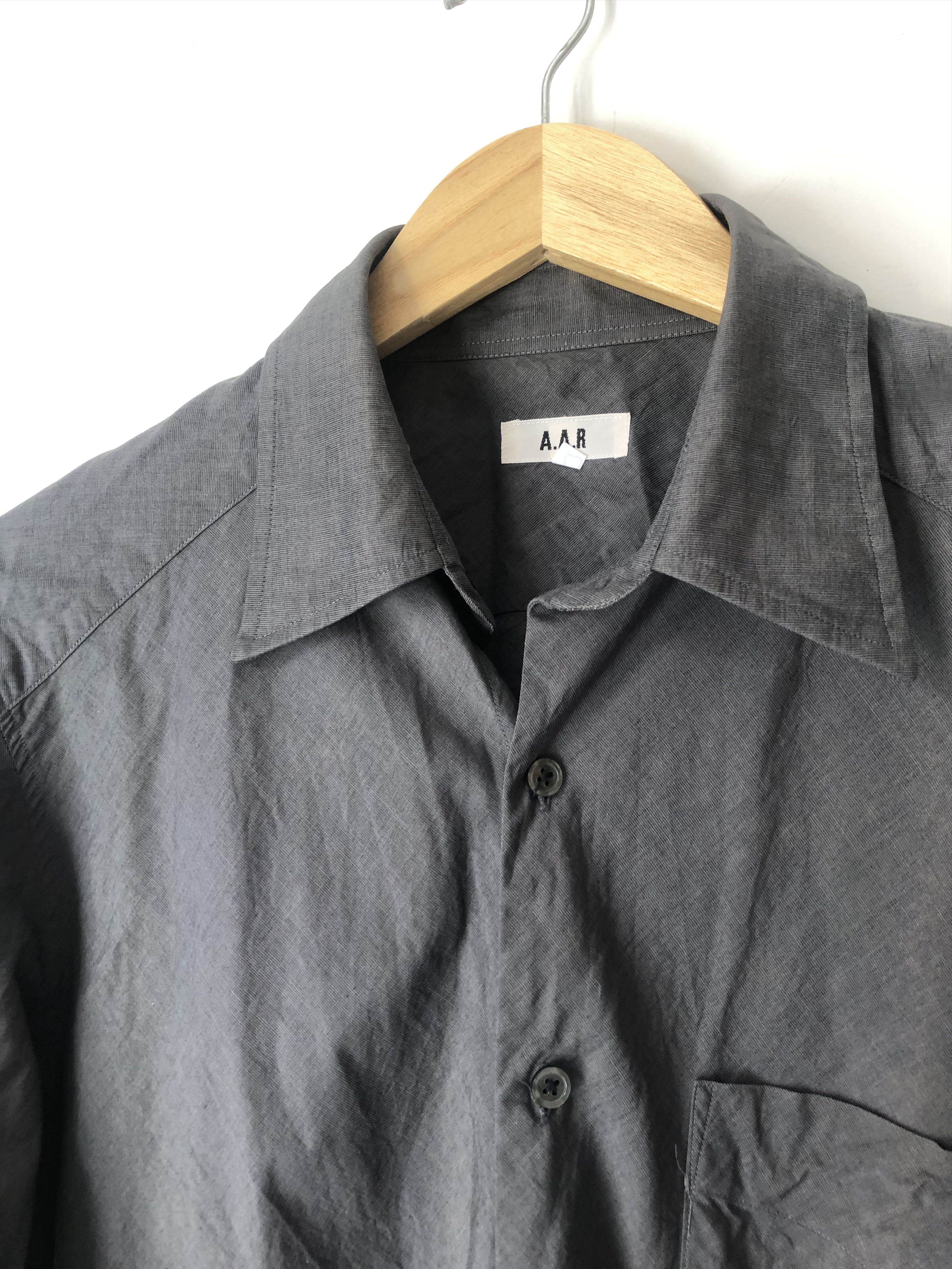 Yohji Yamamoto dark gray shirt Size US M / EU 48-50 / 2 - 2 Thumbnail