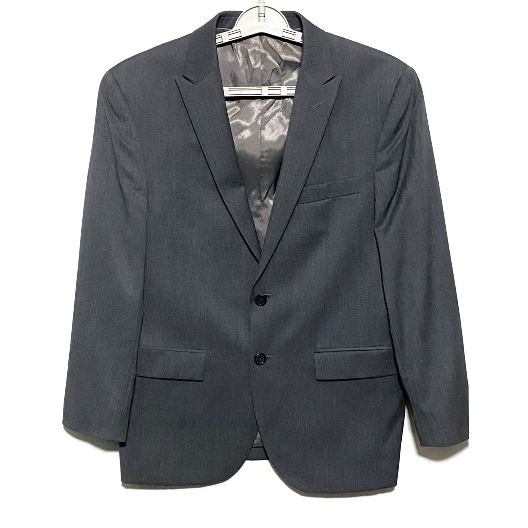 Egara Egara Wool Suit Jacket Mens 40S Slim Fit 2 Button Blazer Business Professional Size 40R - 2 Thumbnail