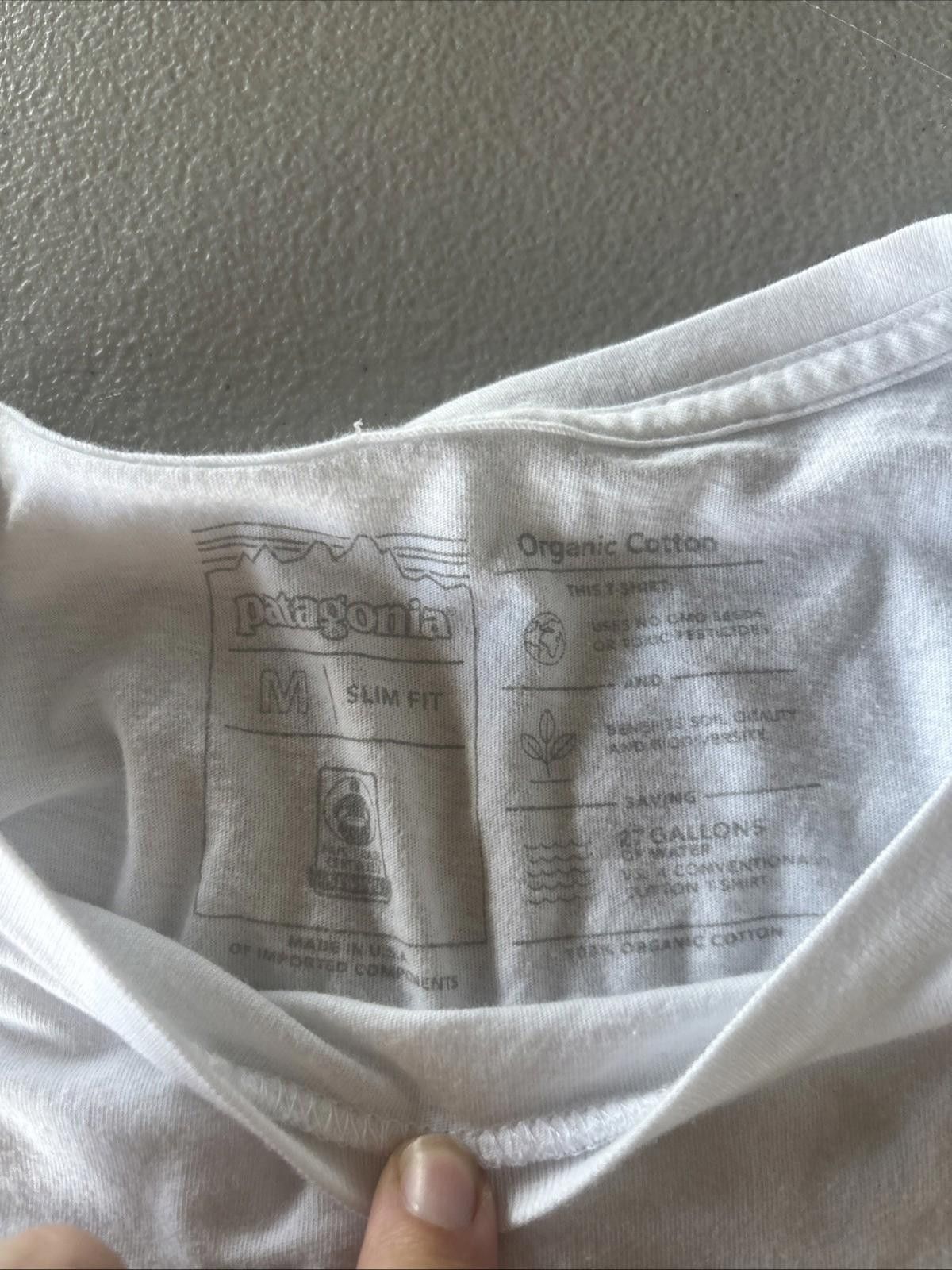 Patagonia Patagonia Men's Short Sleeve T-Shirt, Size Medium, White Size US M / EU 48-50 / 2 - 2 Thumbnail