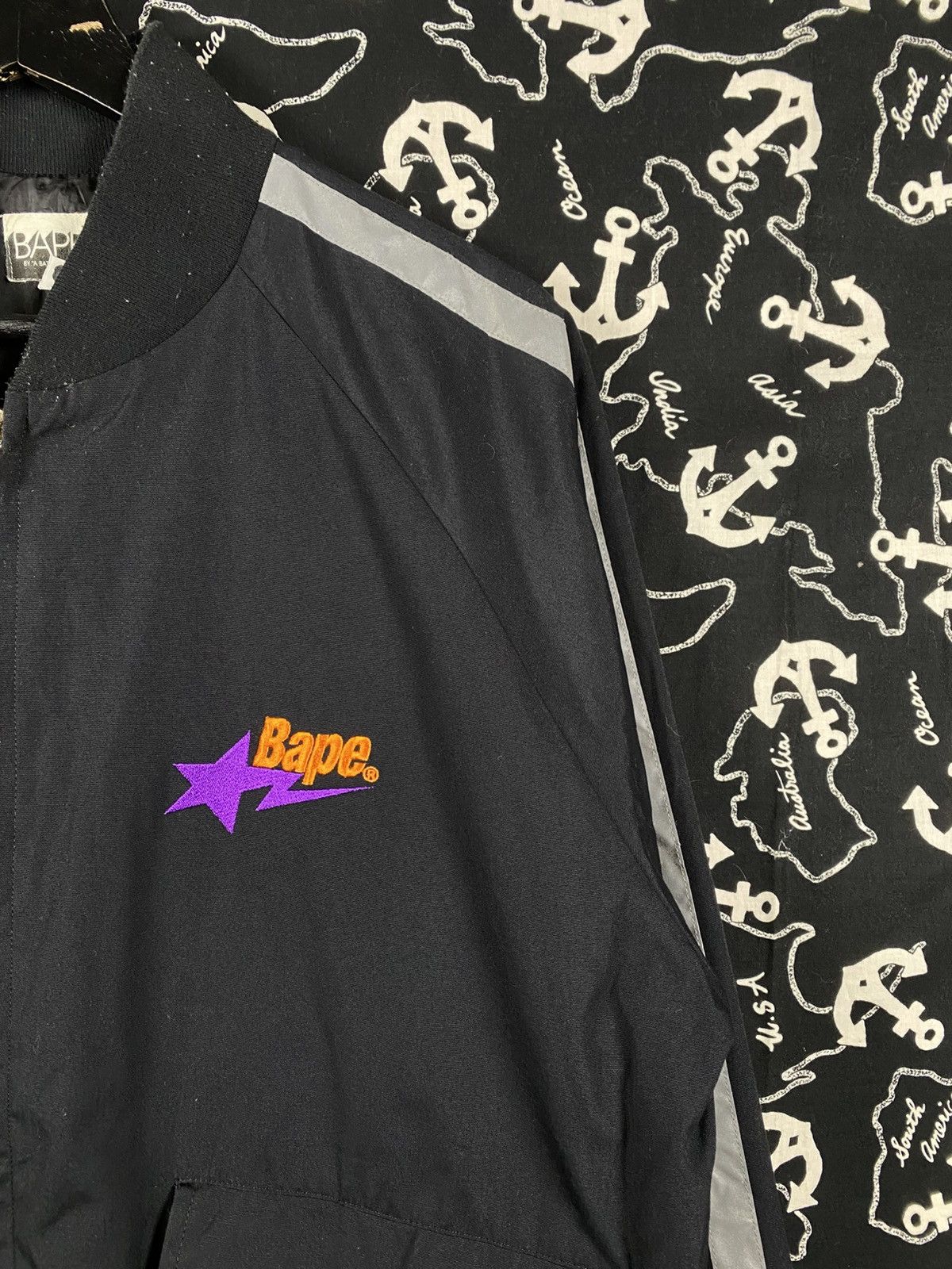 Bape BAPE A Bathing Ape Bomber Jacket Black Streetwear Japan Size US L / EU 52-54 / 3 - 9 Thumbnail