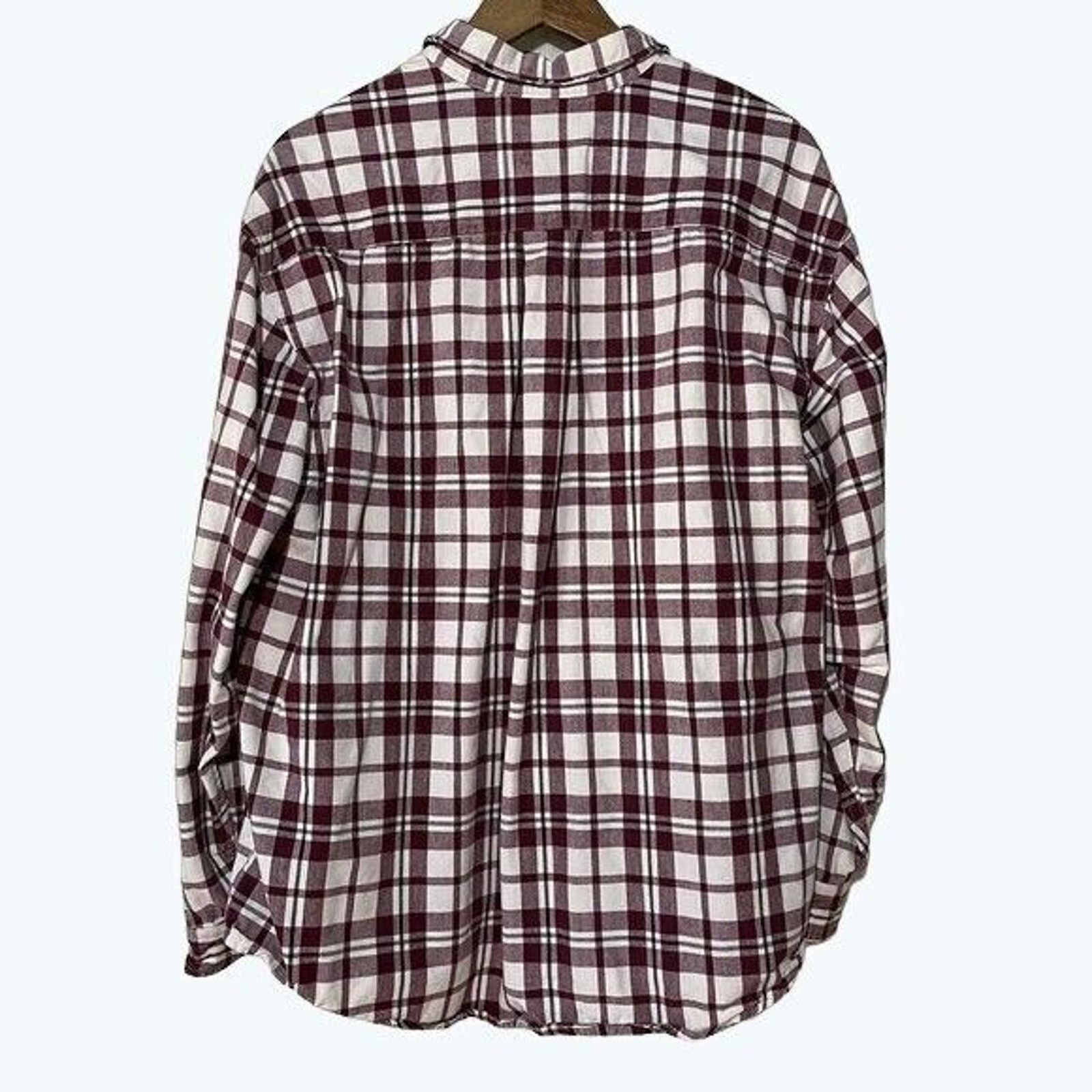 Eddie Bauer Eddie Bauer Mens Plaid Heavy Flannel Shirt Shacket XL Size US XL / EU 56 / 4 - 5 Thumbnail