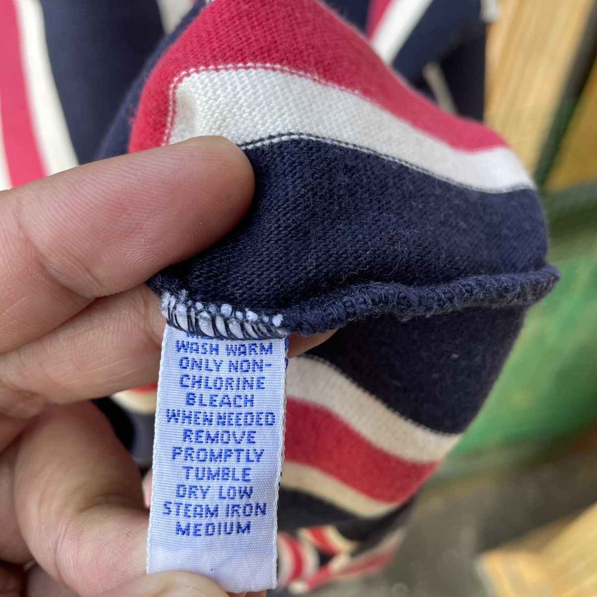 Polo Ralph Lauren 🔥Vintage Polo Ralph Lauren Small Pony Striped Rugby Shirts Size US L / EU 52-54 / 3 - 14 Thumbnail