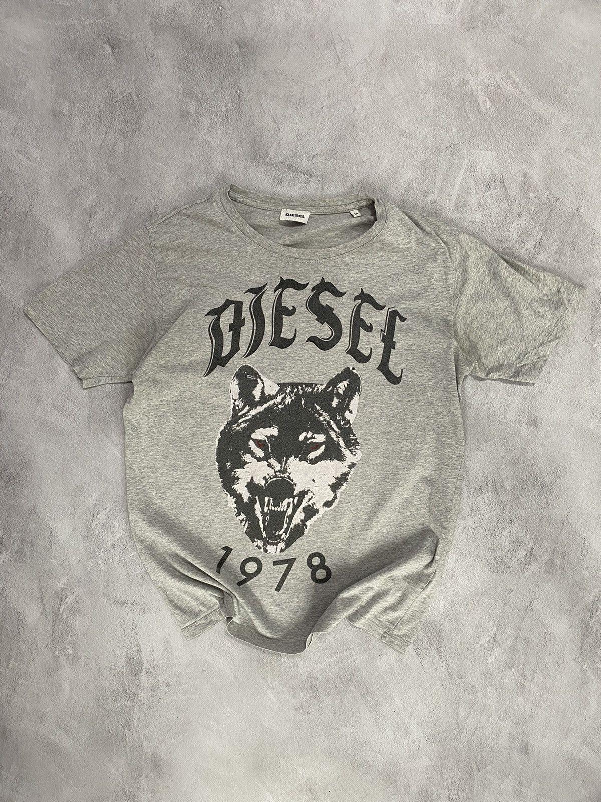 Diesel 🐺 T Shirt Diesel Big Logo Wolf Size US M / EU 48-50 / 2 - 1 Thumbnail