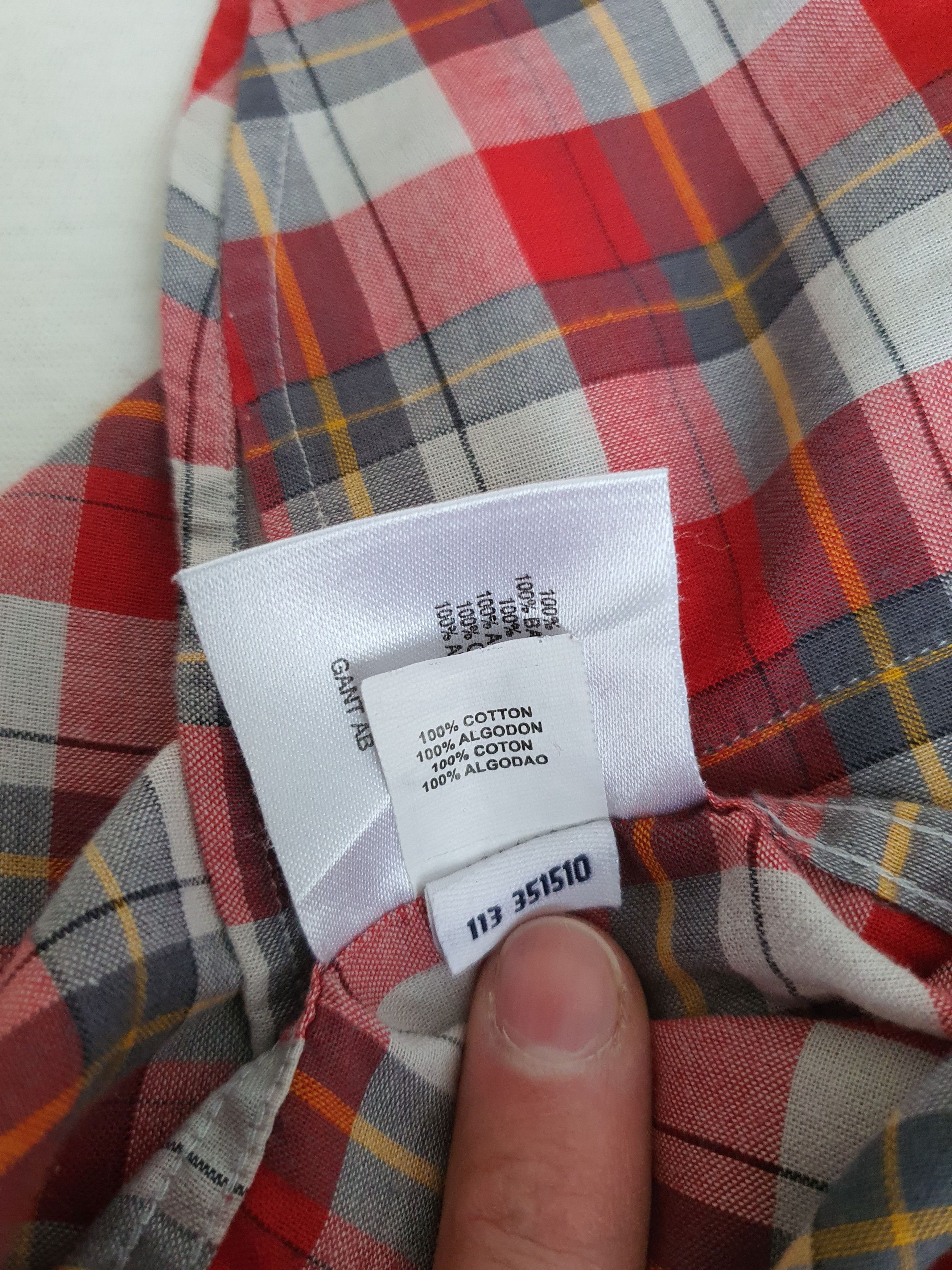 Gant × Michael Bastian Casual Button-Down Collar Shirt - Madras - Winter 2011 Size US M / EU 48-50 / 2 - 6 Thumbnail