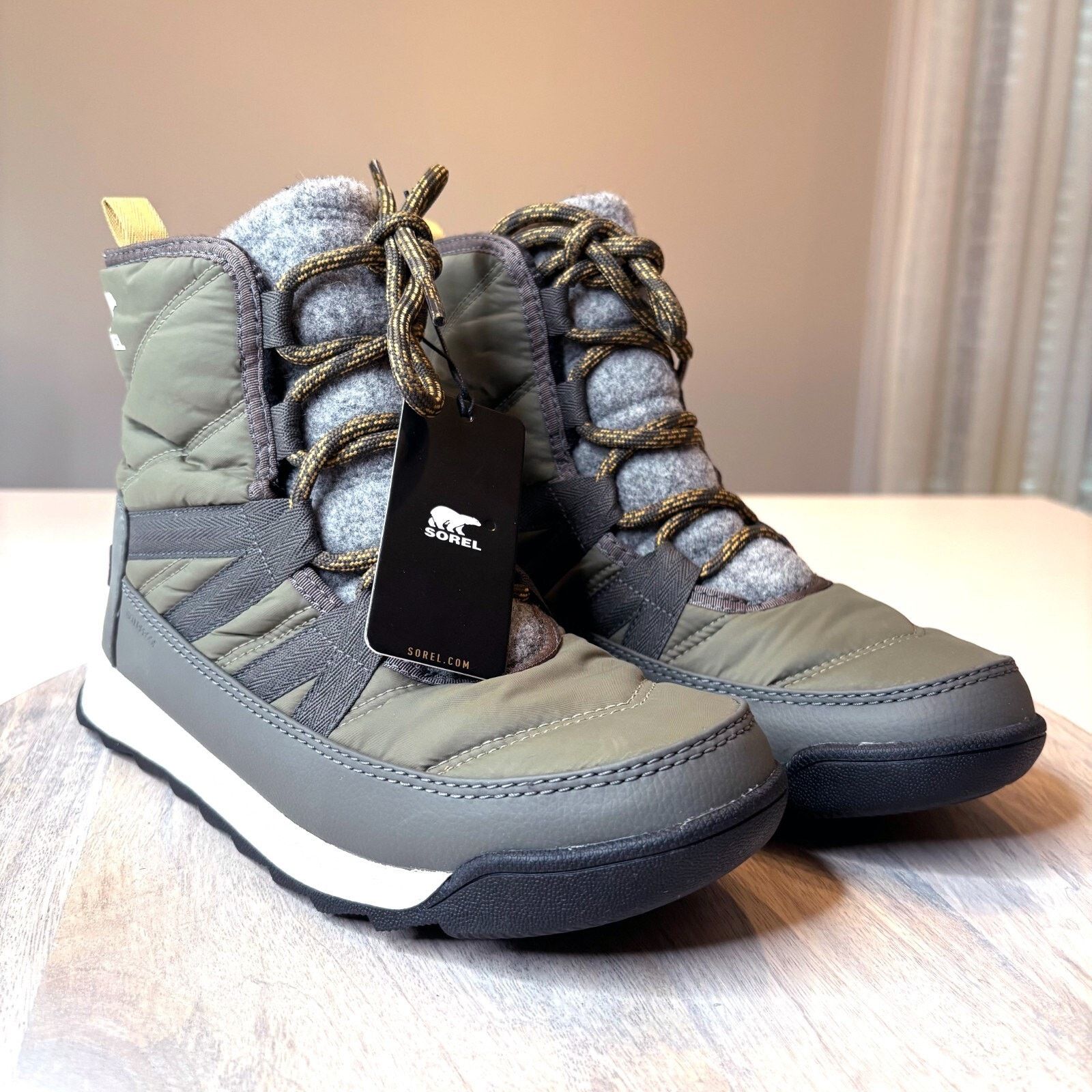 SOREL NWT Sorel Whitney II Waterproof Women's Green Boots Size 6.5 Size US 6.5 / IT 36.5 - 8 Thumbnail