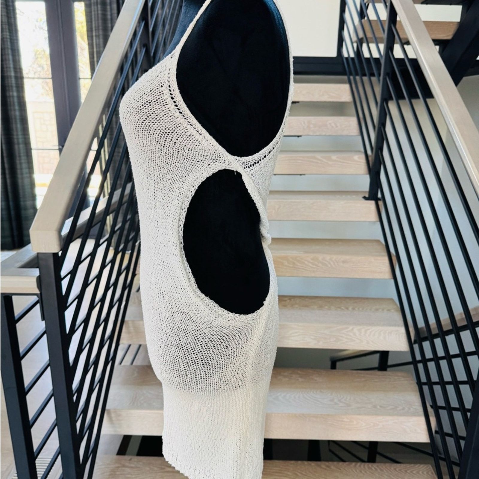 Other New Chic White Knit Cutout Dress size XS Size ONE SIZE - 3 Thumbnail