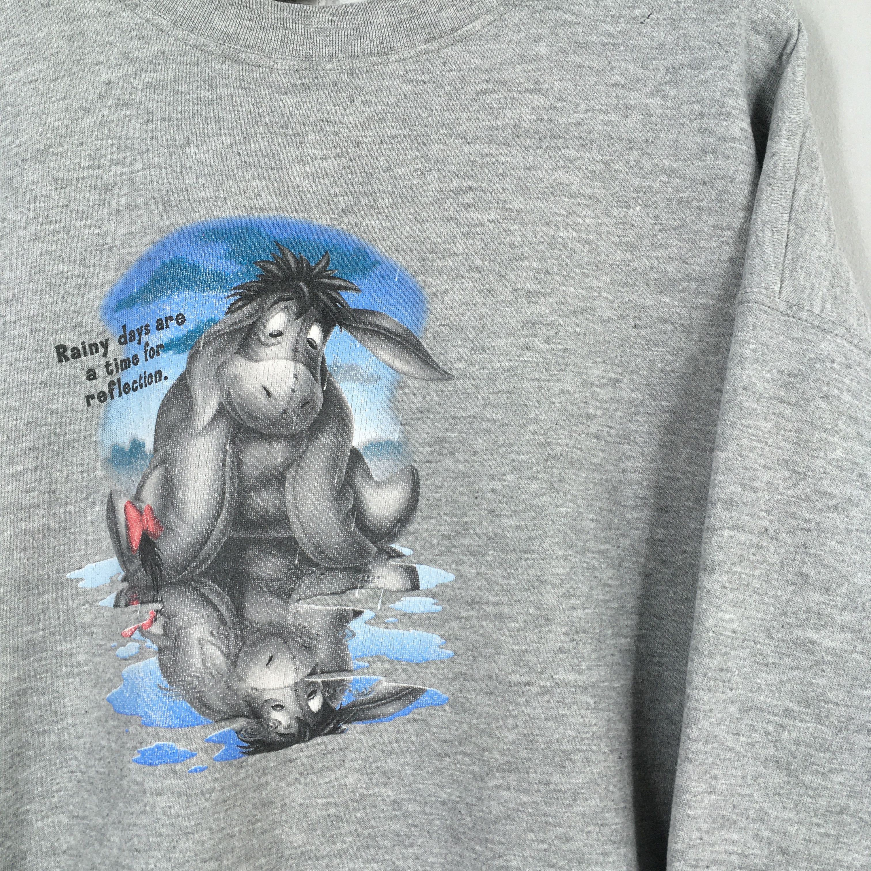 Disney Vintage Eeyore The Pooh And Friends Sweatshirt 2XLarge Size US XXL / EU 58 / 5 - 2 Thumbnail