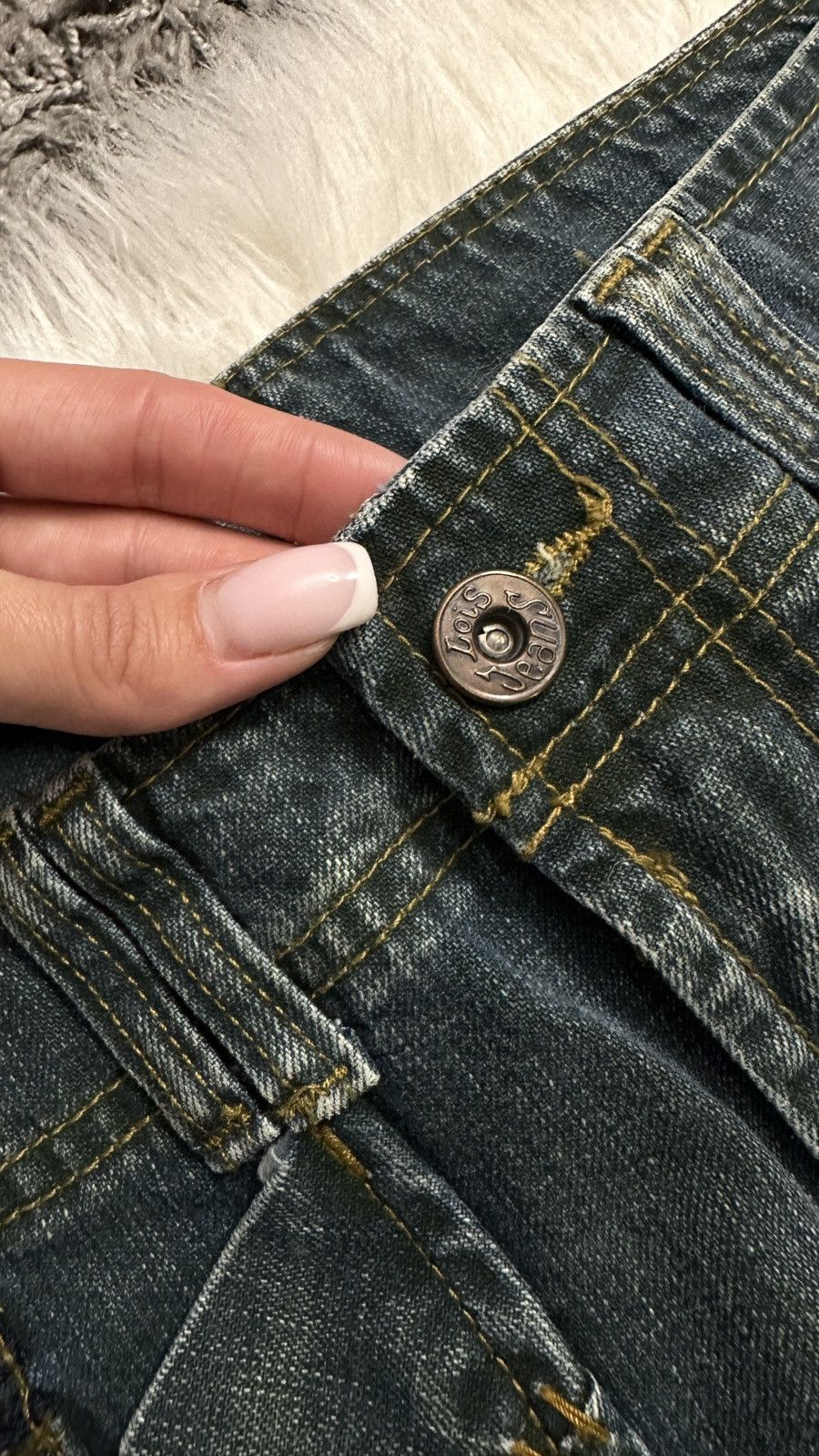 Vintage Lois jeans vintage street wear fashion casual pants Size US 32 / EU 48 - 6 Thumbnail
