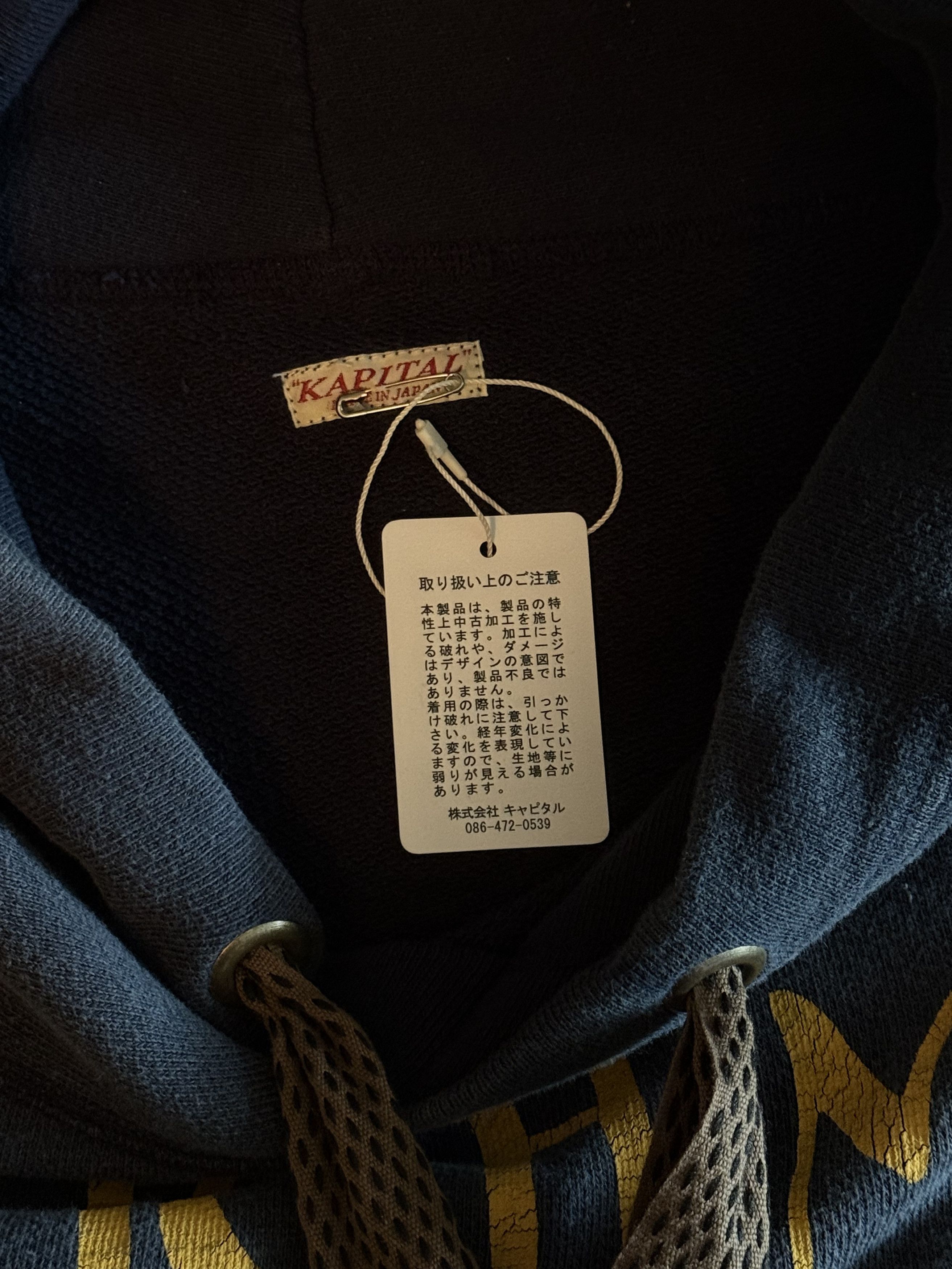 Kapital Kapital Fleece Devil Hoodie (BORO BOROUGH MASSACRE) Size F Size US M / EU 48-50 / 2 - 7 Thumbnail