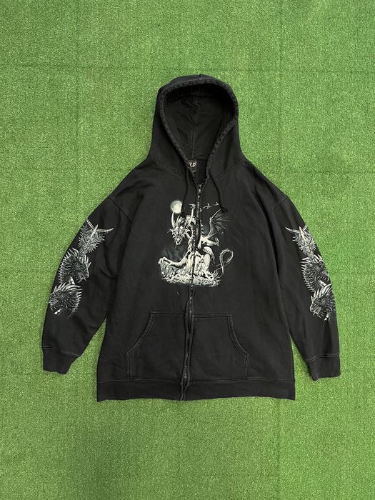 Vintage Vintage Skulls “Japan Death” Dragon Sematary Hoodie Japan | Grailed