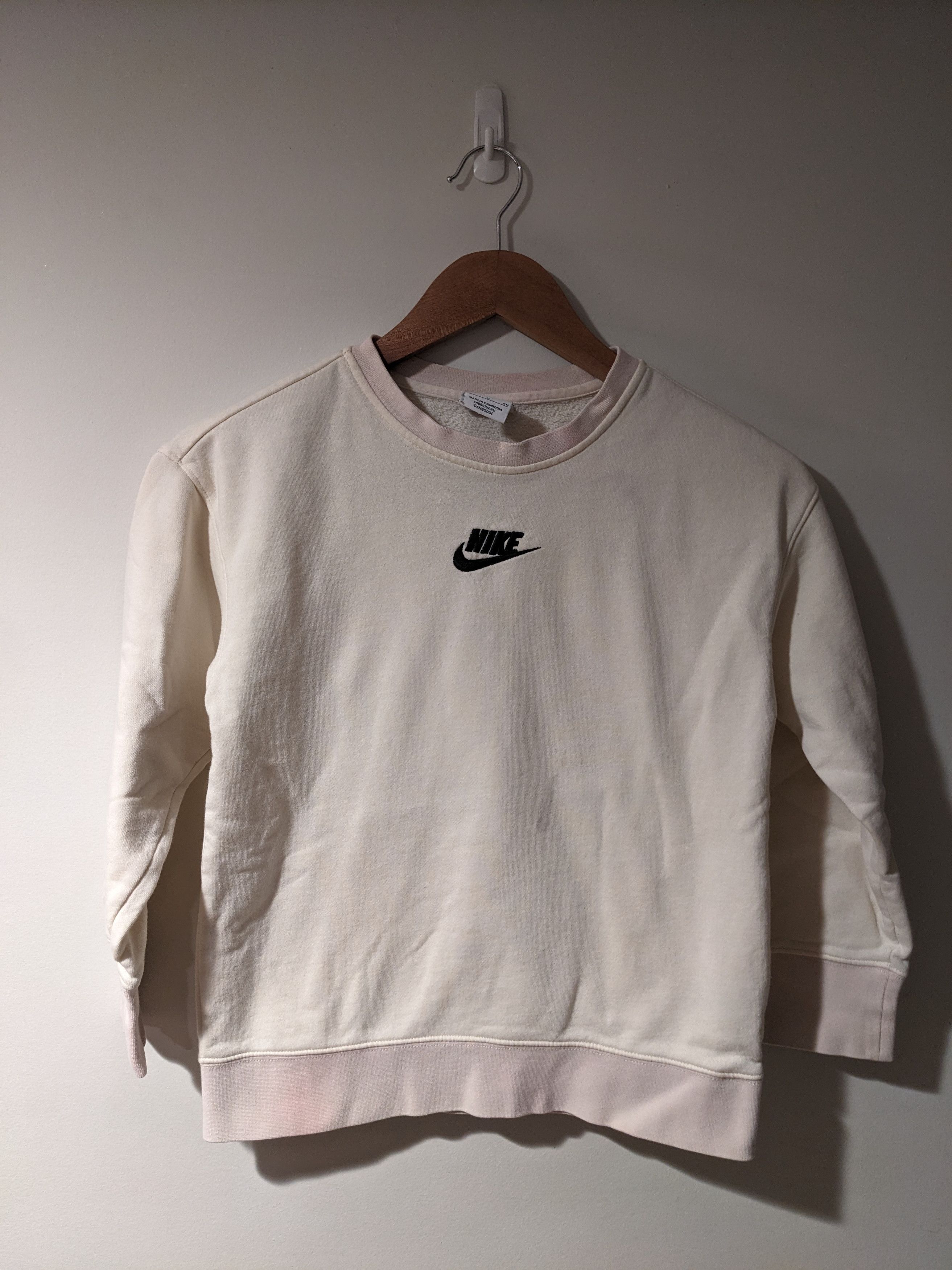 Nike × Vintage Vintage 2010's Nike Center Swoosh Womans Small Sweatshirt Size S / US 4 / IT 40 - 1 Thumbnail