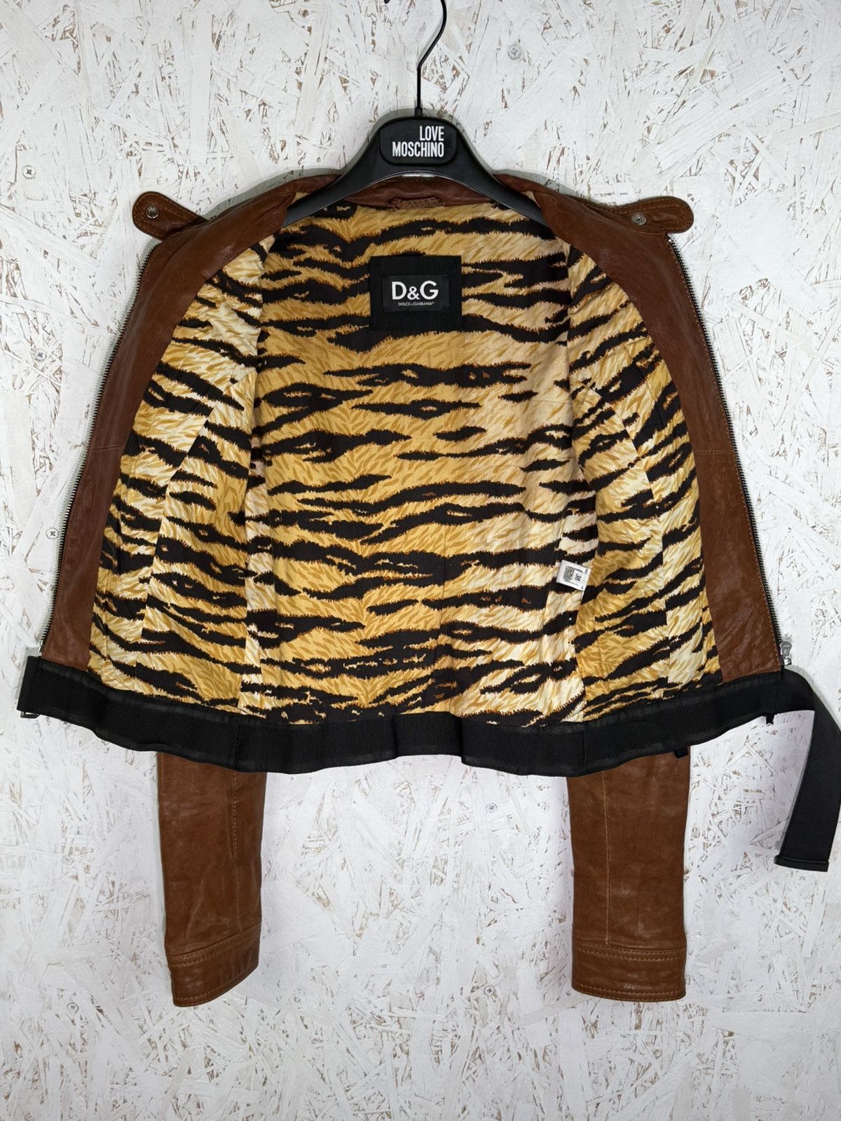 Dolce & Gabbana Dolce & Gabbana Lamb Leather Biker Moto Jacket Brown IT 38 Size XS / US 0-2 / IT 36-38 - 12 Thumbnail