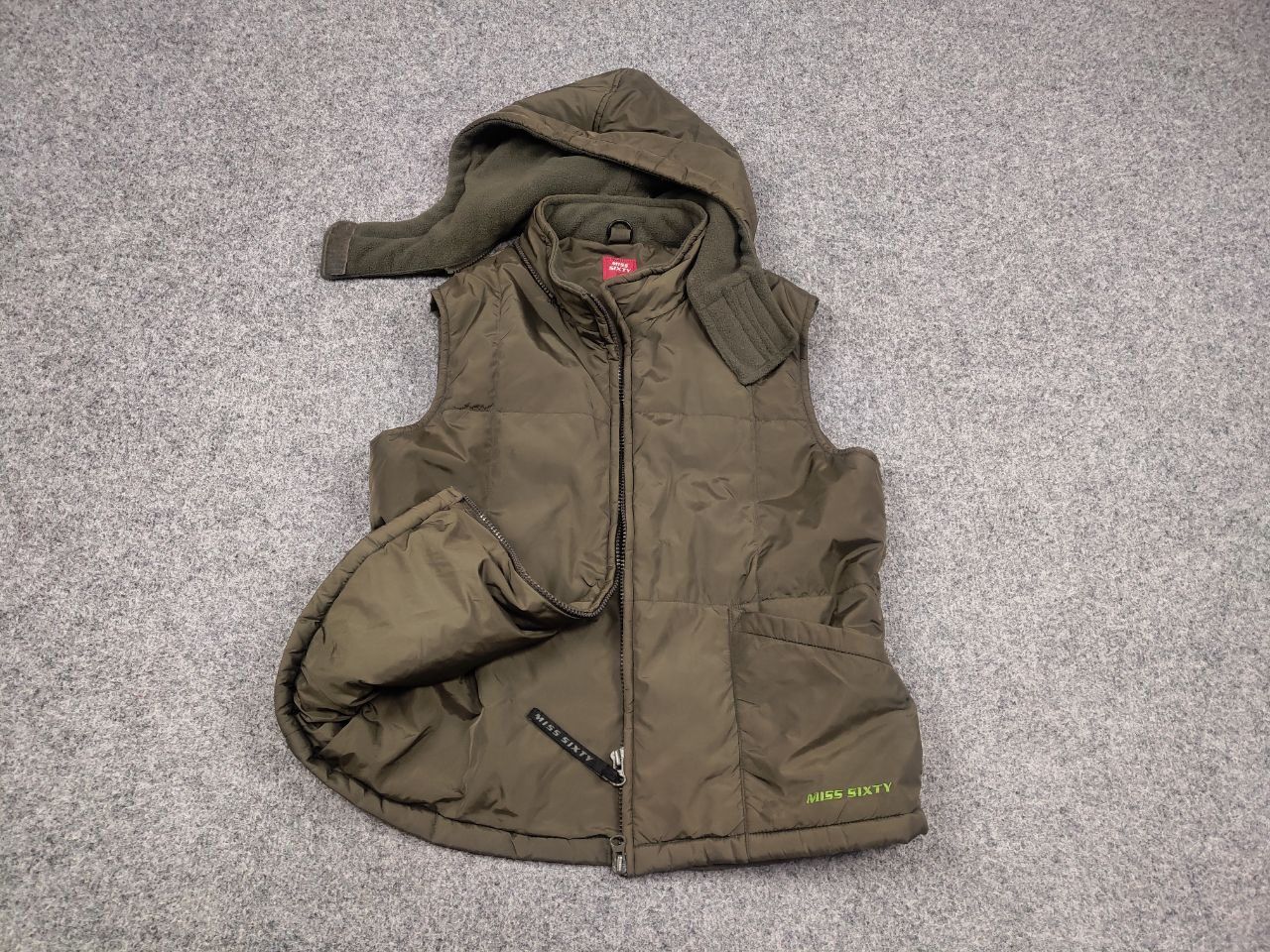 Miss Sixty Vintage Miss Sixty Y2K vest Zip up pocket hooded jacket Size L / US 10 / IT 46 - 2 Thumbnail