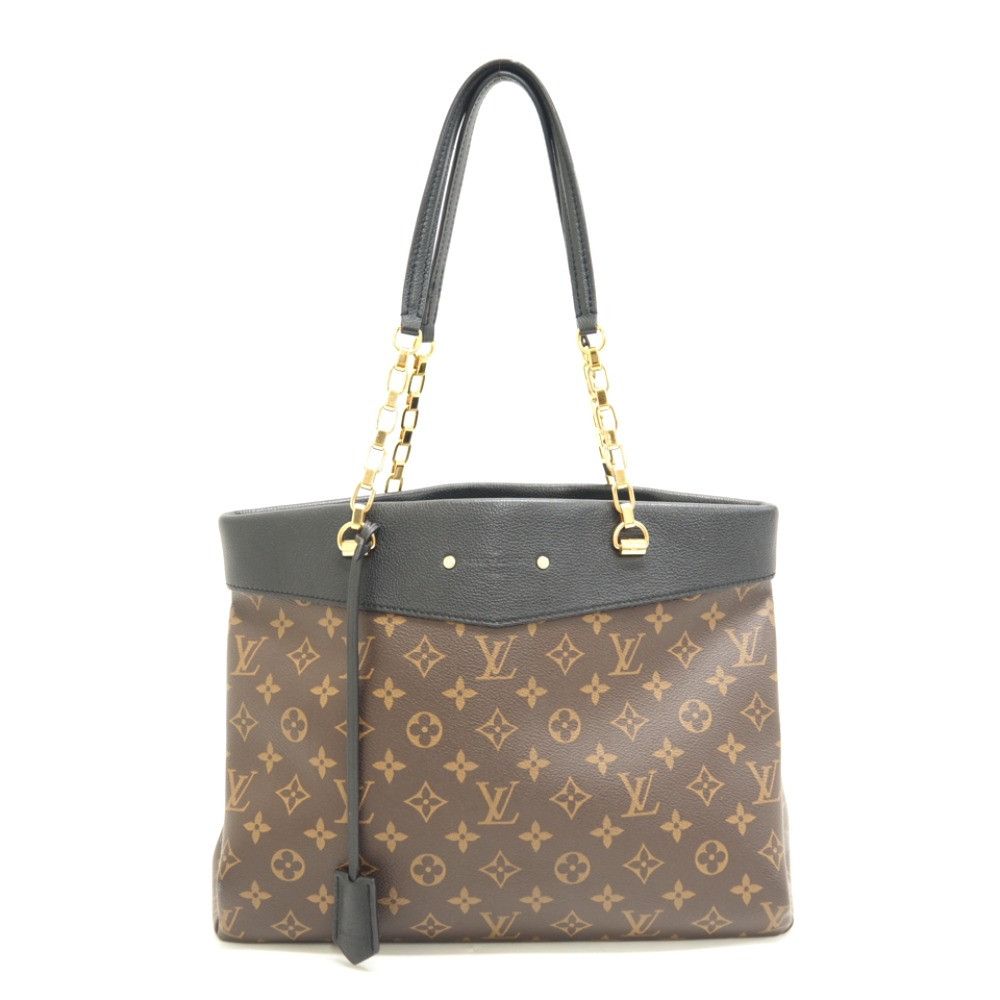 Louis Vuitton Pallas Shopper Monogram Handbag Brown