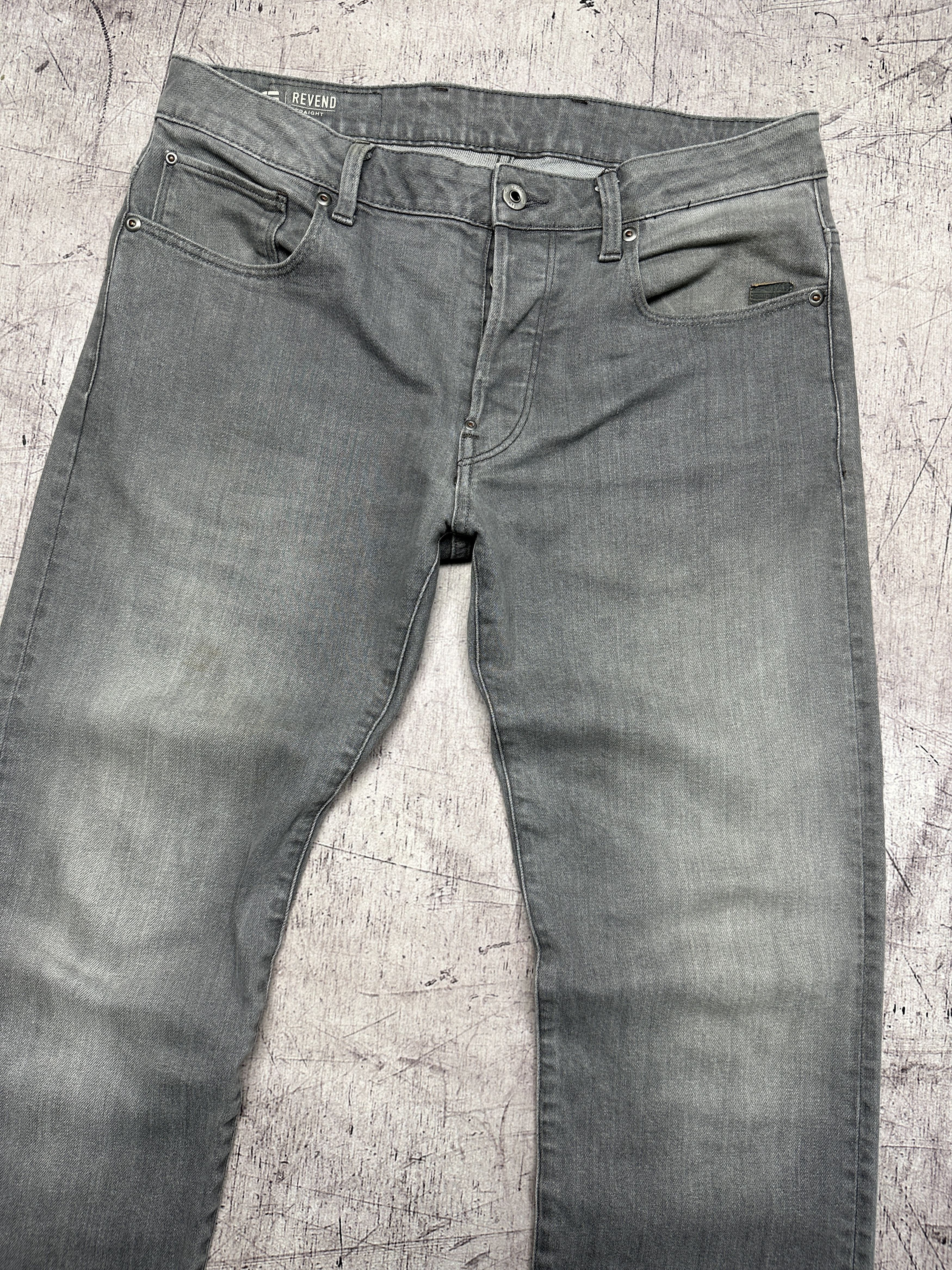 G-Star G Star Raw Mens Revend Straight Denim Pants Jeans Size US 32 / EU 48 - 2 Thumbnail