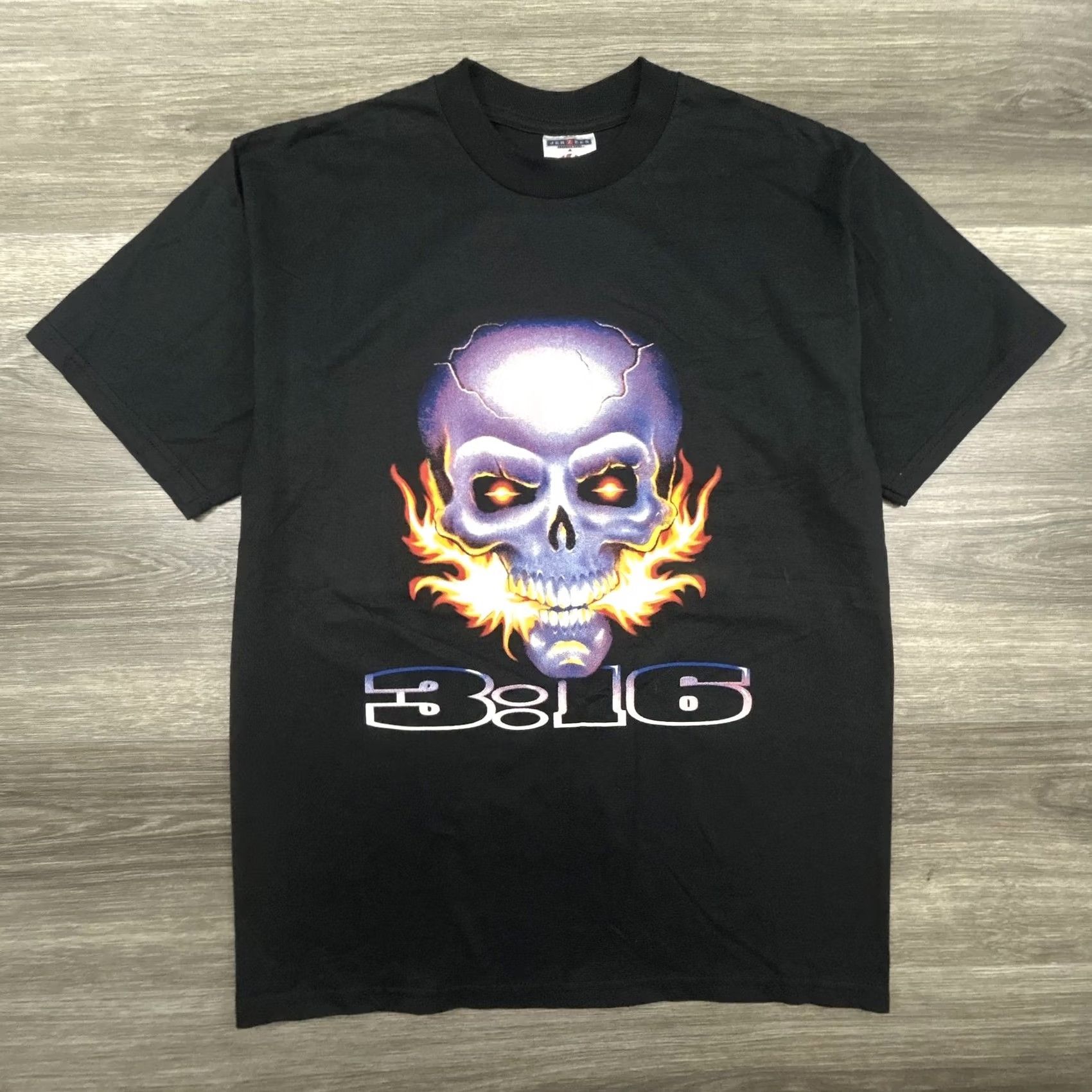 Jerzees VINTAGE WWF Stone Cold Steve Austin Shirt Mens Medium Skull 3:16 WWE RARE Shirt Size US M / EU 48-50 / 2 - 2 Thumbnail