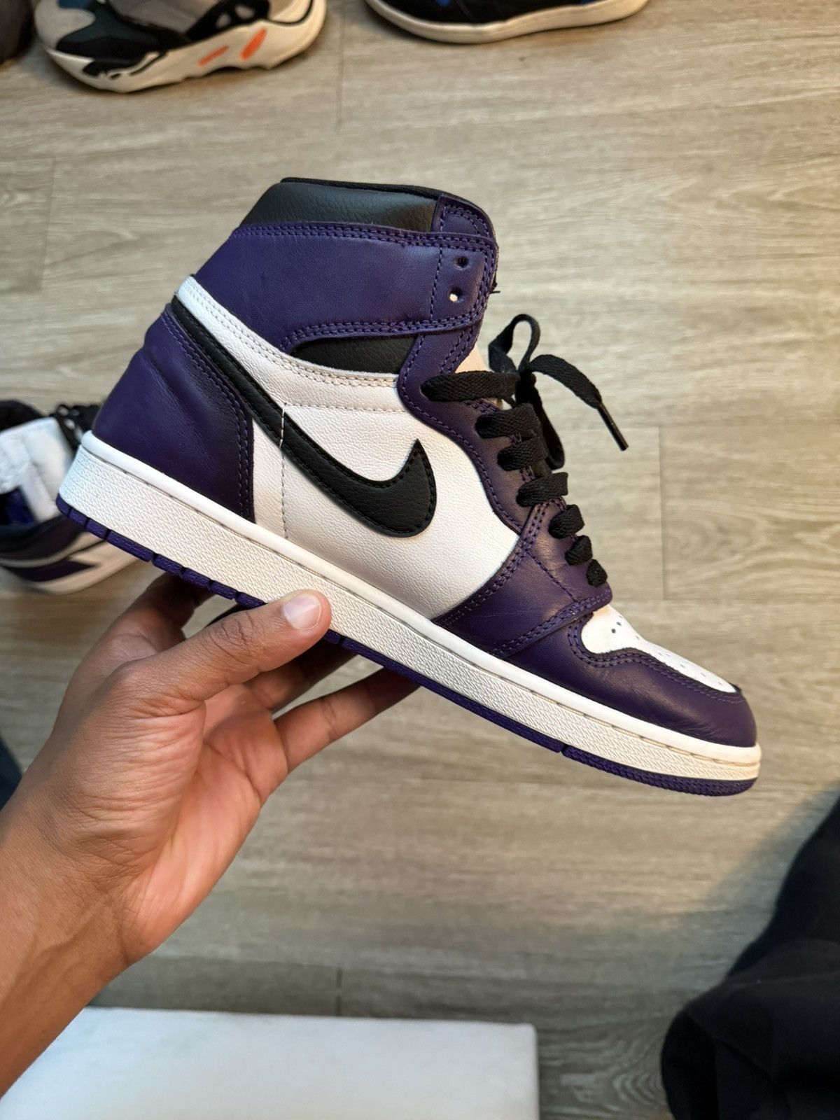Jordan Brand Air Jordan 1 Court Purple Size US 8.5 / EU 41-42 - 6 Thumbnail