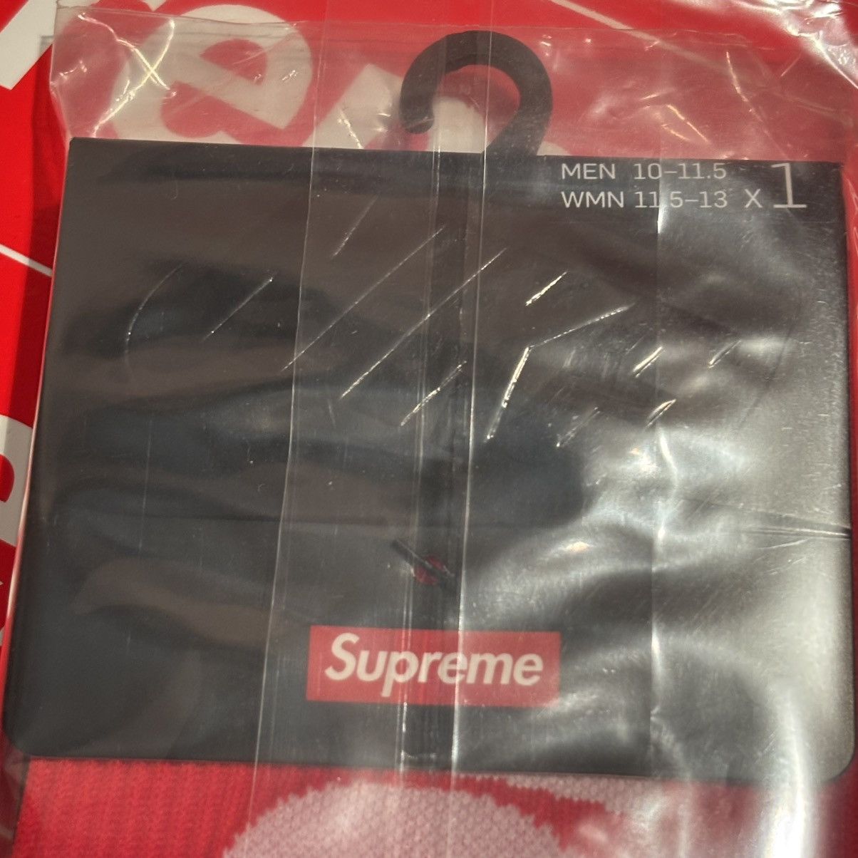 Nike × Supreme Supreme X Nike lightweight crew sock red new SS21 2021 Size ONE SIZE - 6 Thumbnail