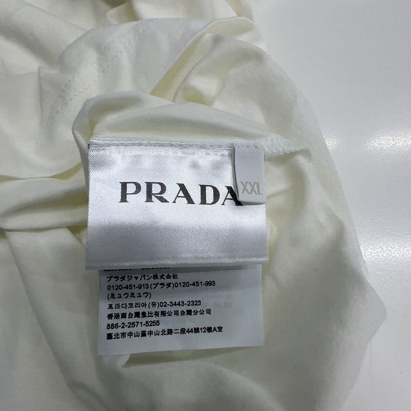 Prada Prada Casual White Short Sleeve TShirt-2506 Size US XXL / EU 58 / 5 - 8 Thumbnail