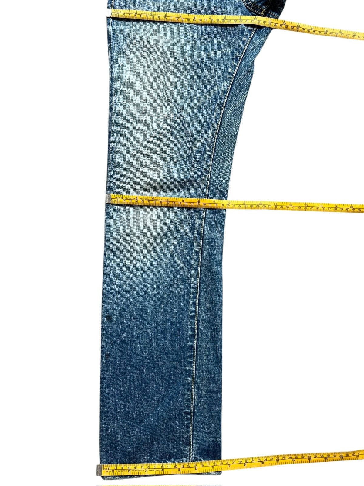 Vintage Vintage Japanese Selvedge Distressed Denim Jeans 30x30 Size US 30 / EU 46 - 14 Thumbnail